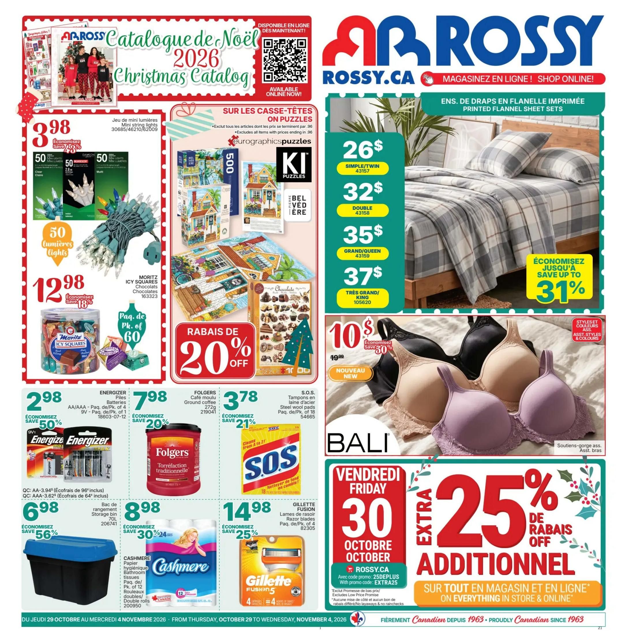 Rossy Flyer October 29 to November 4