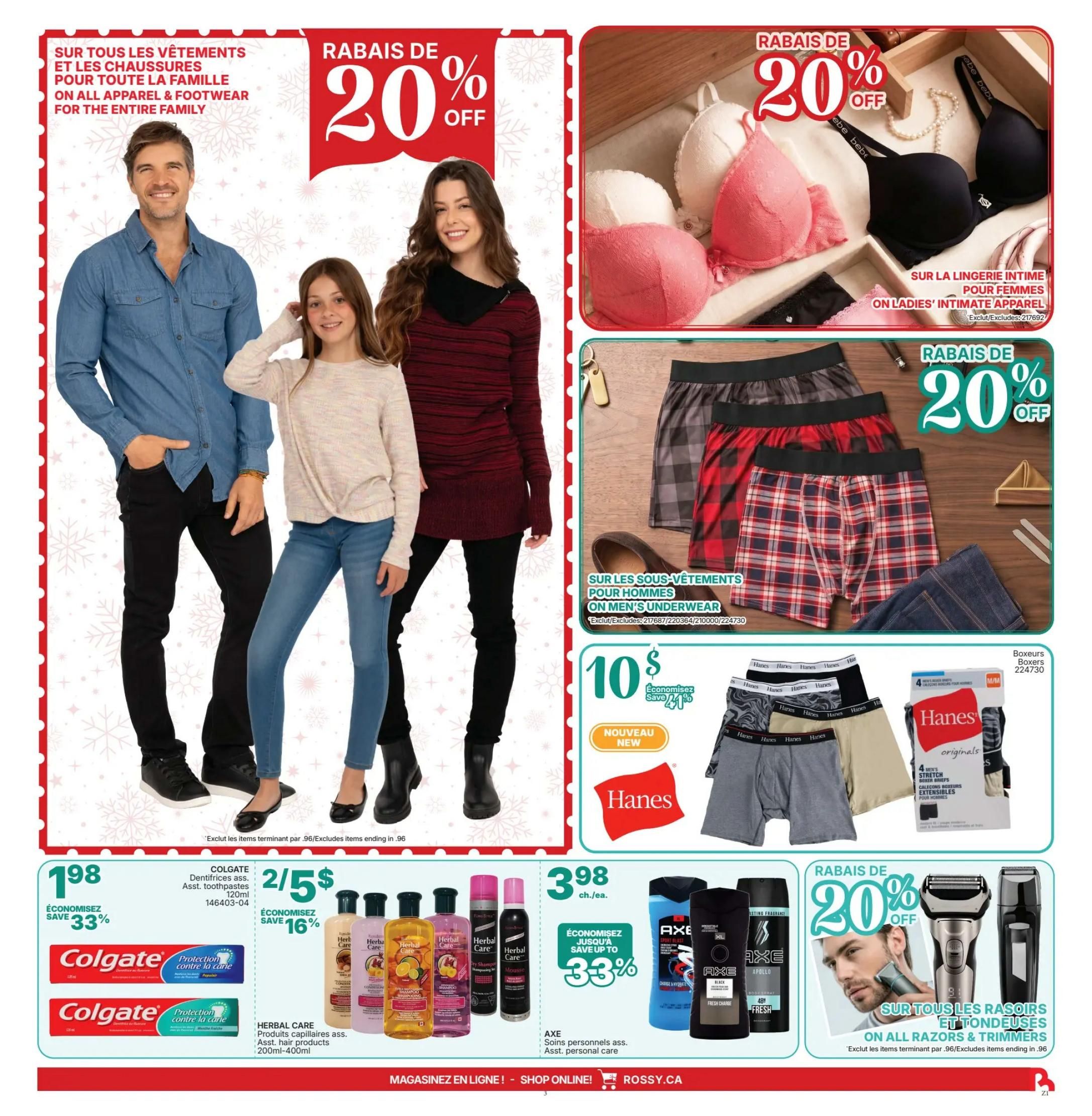Rossy Flyer October 29 to November 4