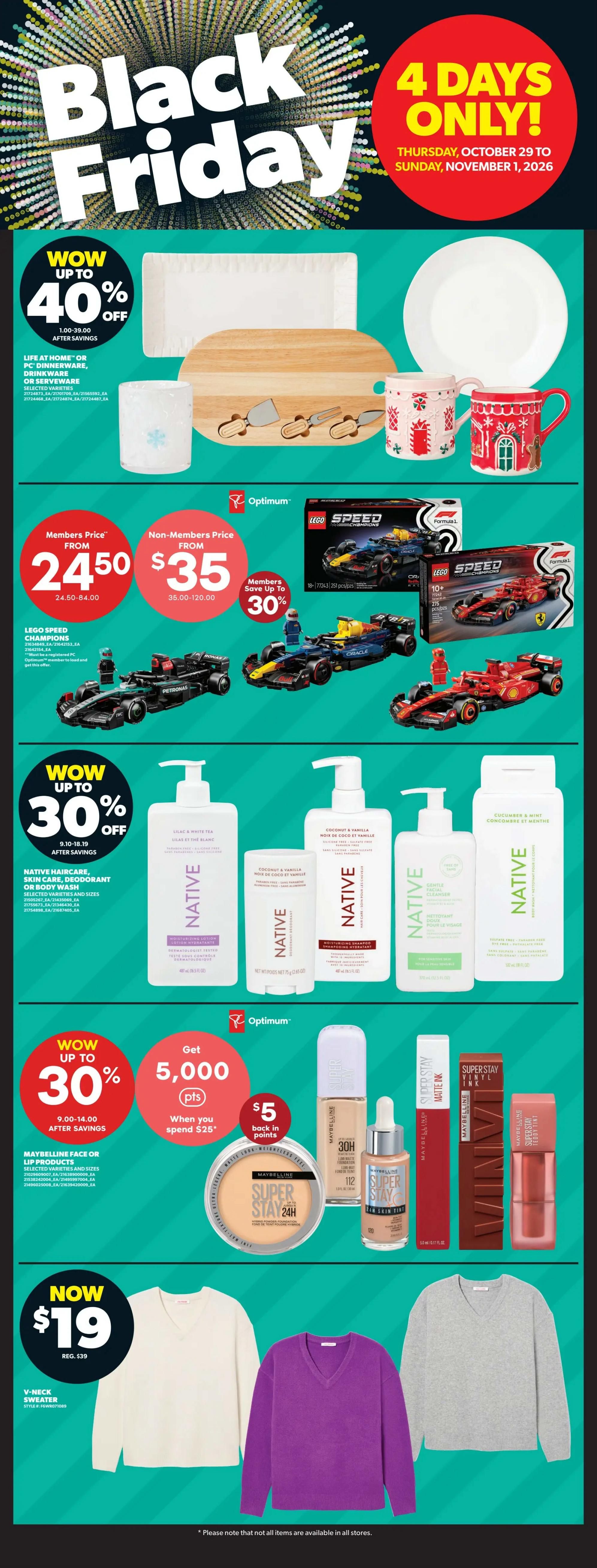 Real Canadian Superstore (West) Flyer October 29 to November 4