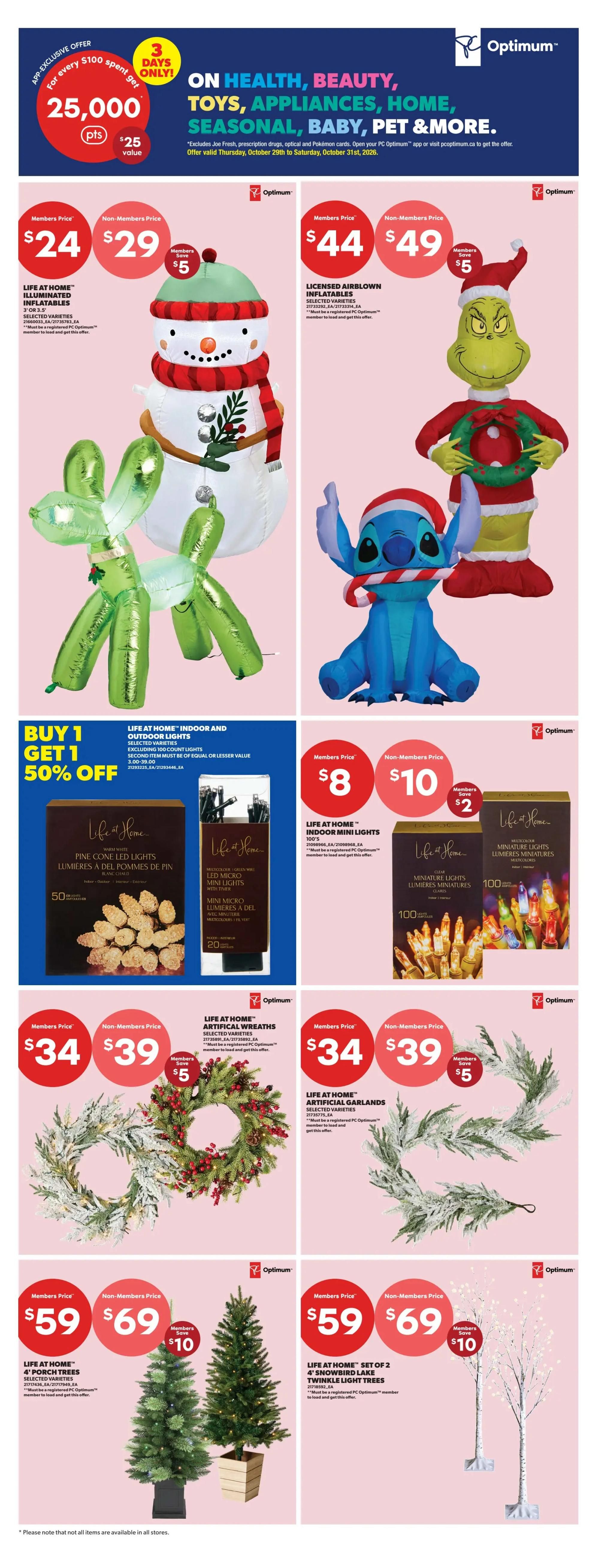 Real Canadian Superstore (West) Flyer October 29 to November 4