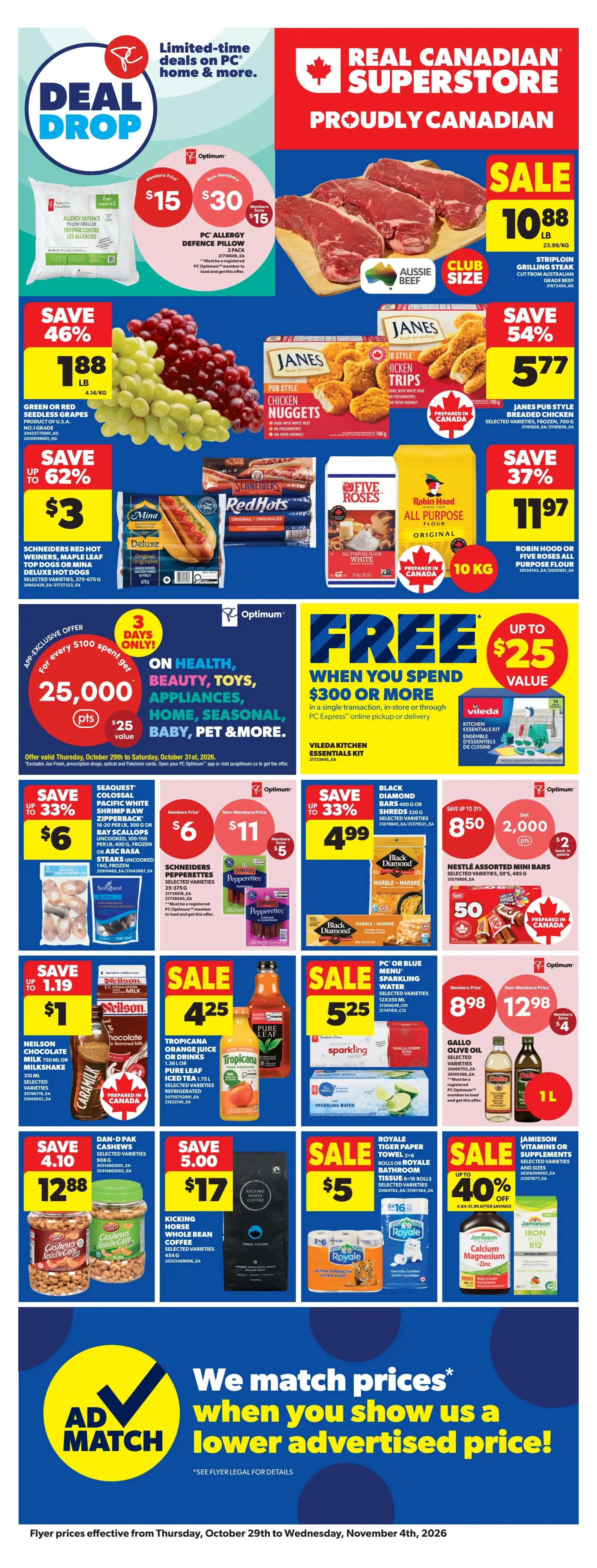 Real Canadian Superstore (ON) Flyer October 29 to November 4