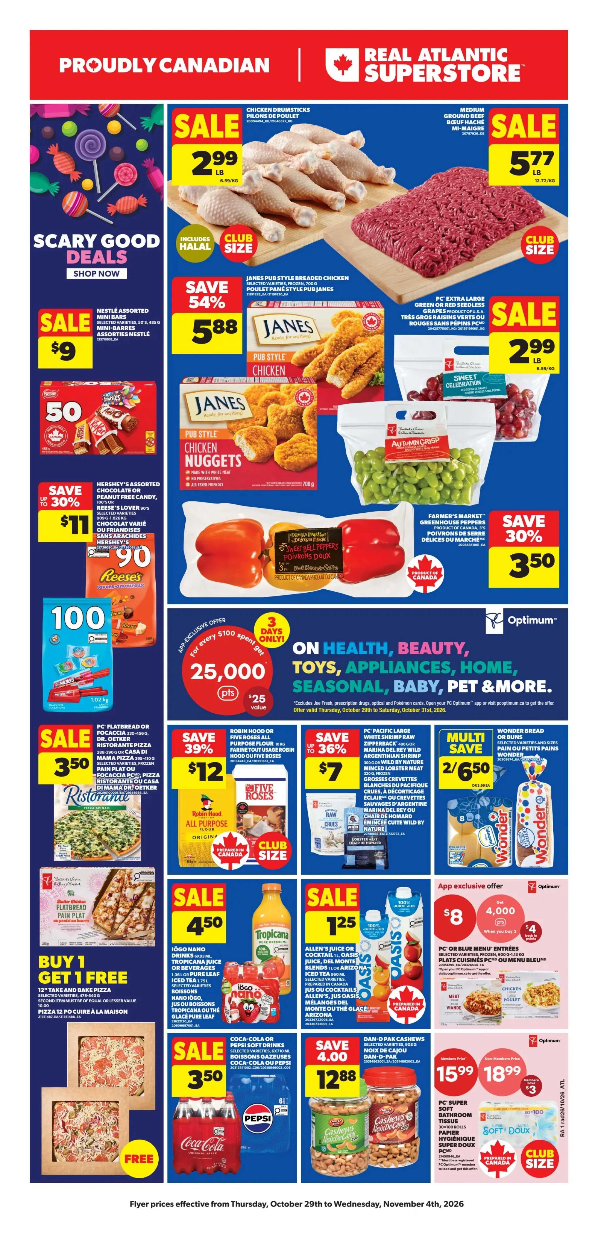 Real Atlantic Superstore Flyer October 29 to November 4