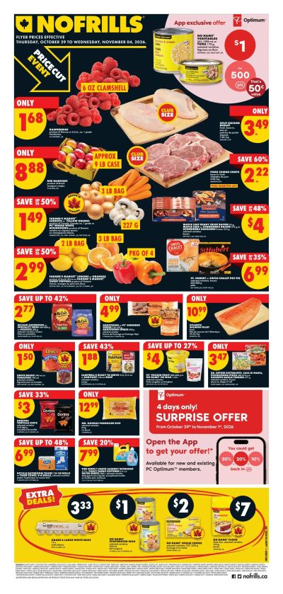 No Frills (ON) Flyer October 29 to November 4