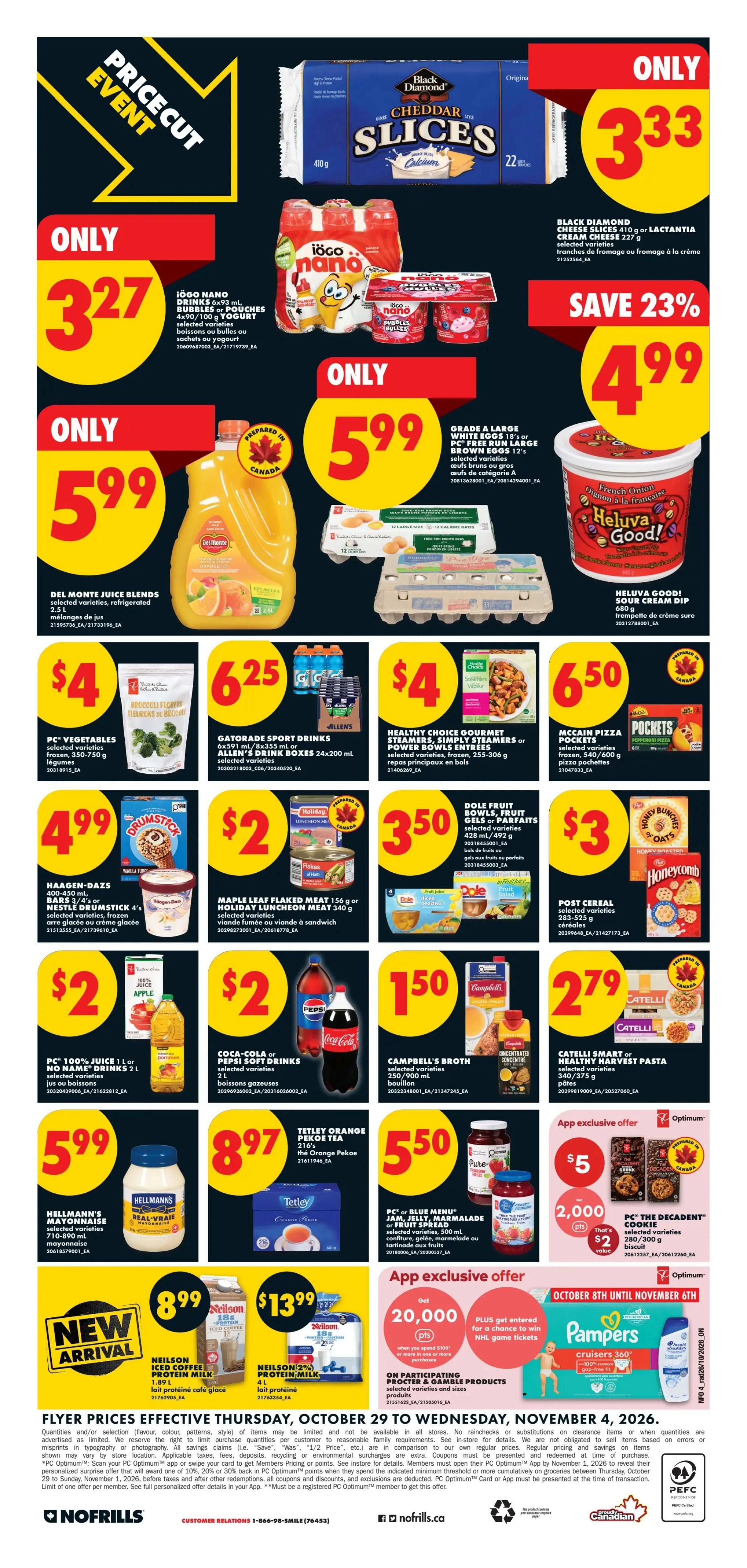 No Frills (ON) Flyer October 29 to November 4
