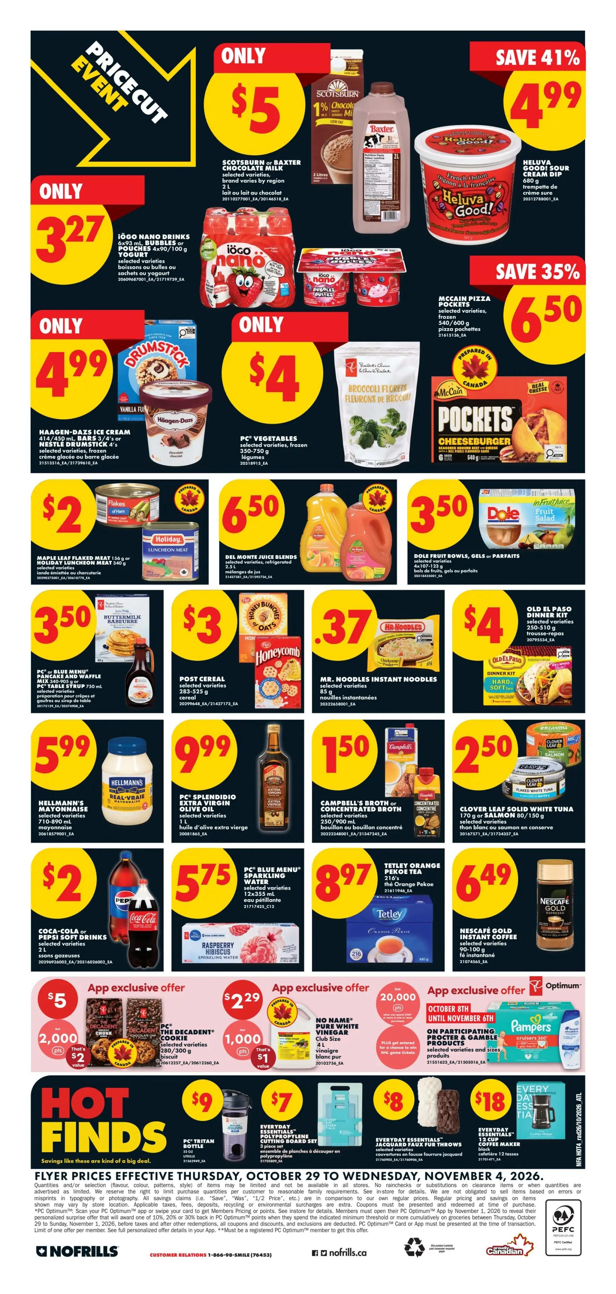 No Frills (Atlantic) Flyer October 29 to November 4