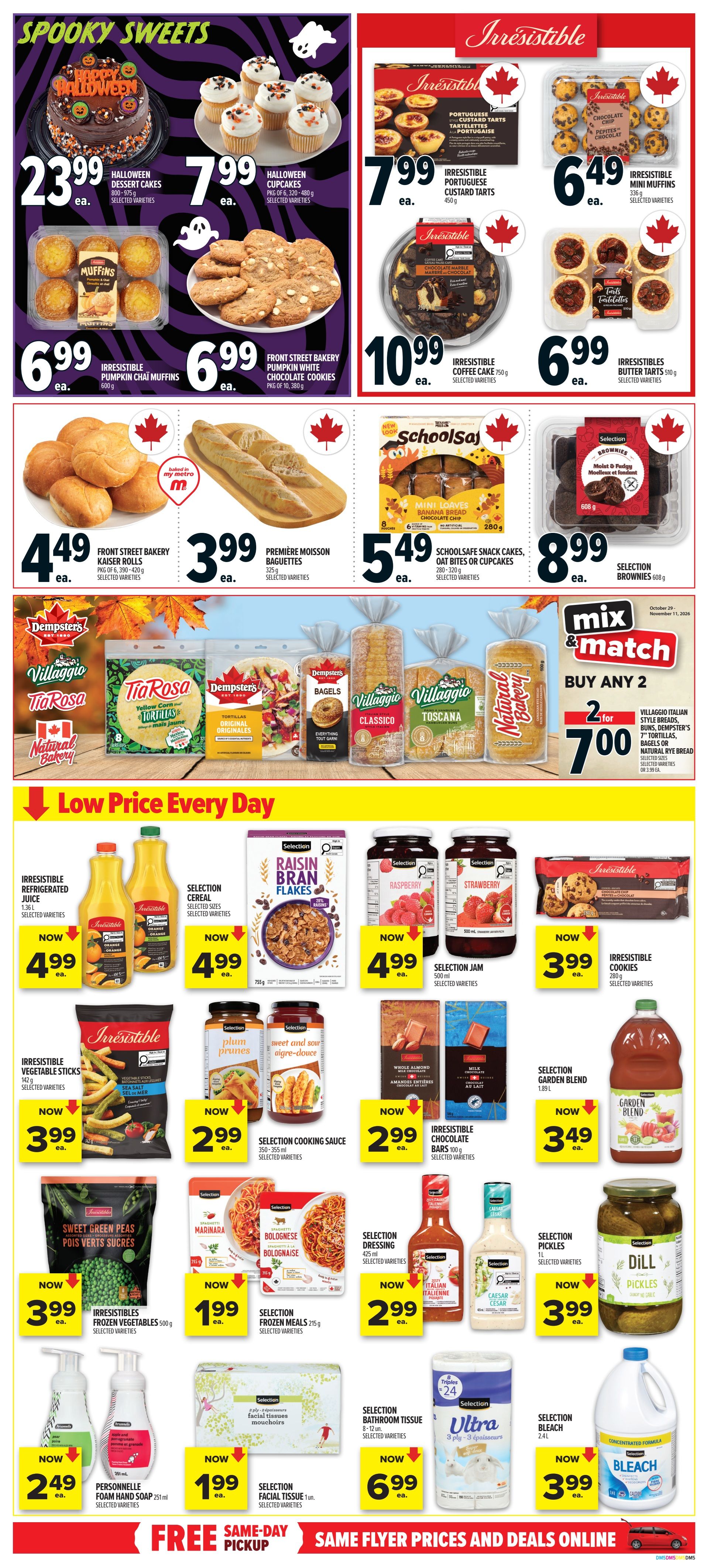 Metro (ON) Flyer October 29 to November 4