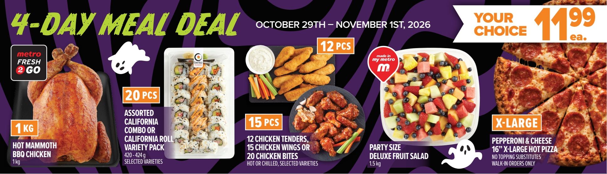 Metro (ON) Flyer October 29 to November 4