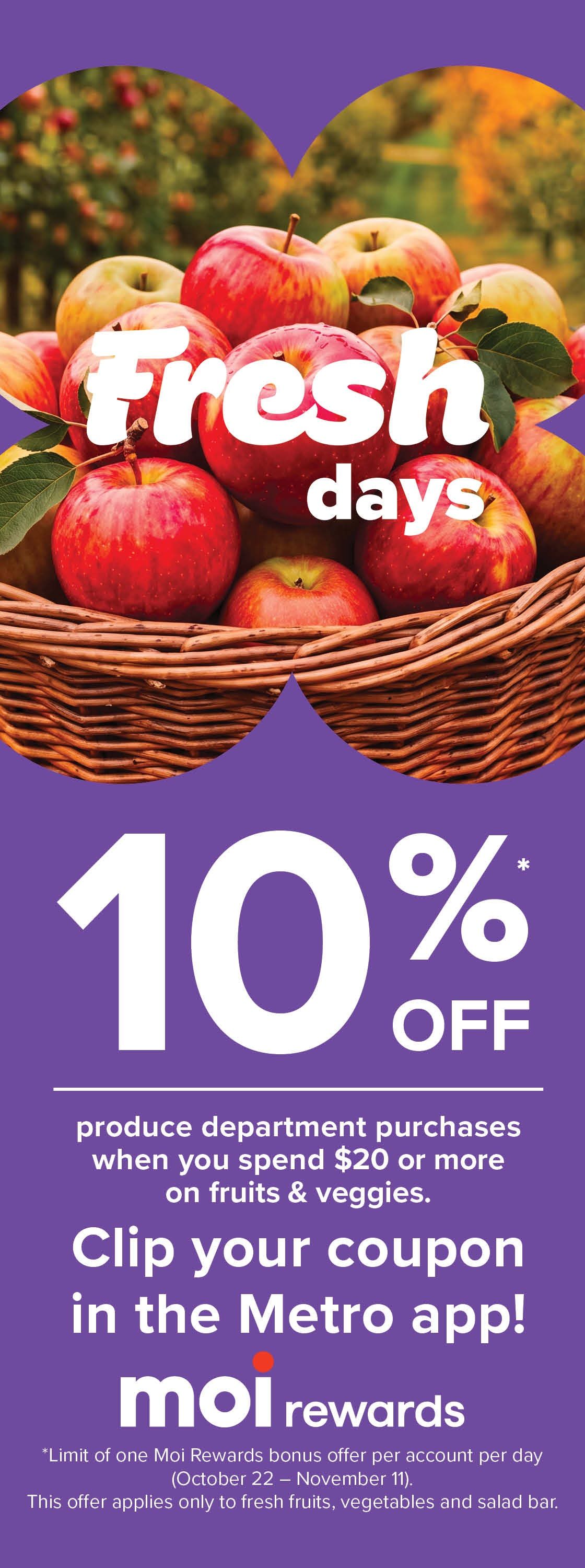 Metro (ON) Flyer October 29 to November 4