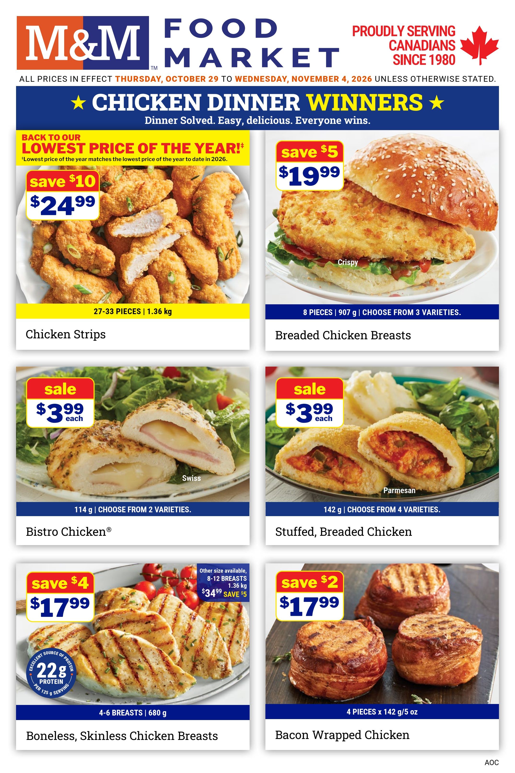 M&M Food Market (Atlantic, ON & West) Flyer October 29 to November 4