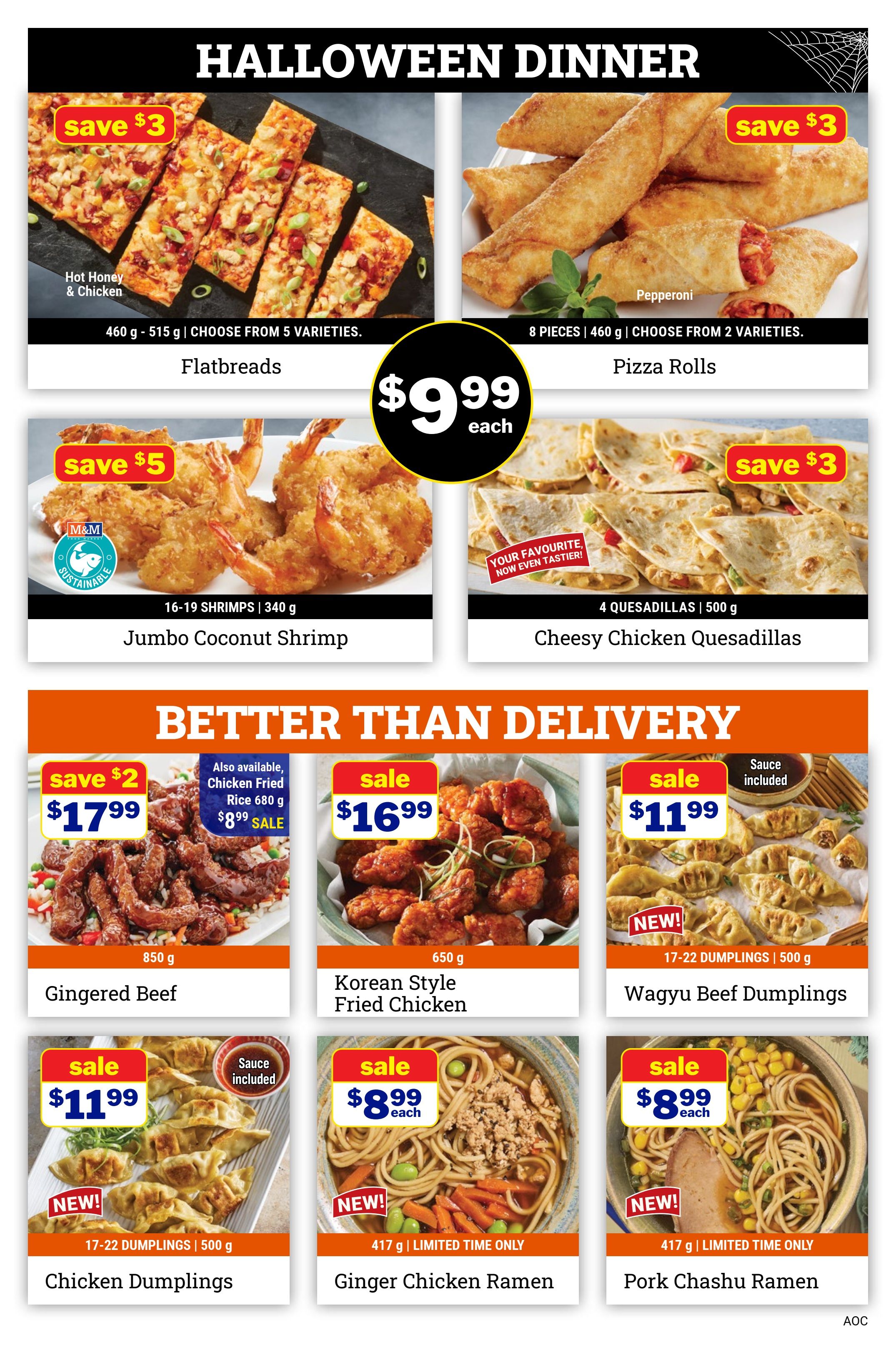 M&M Food Market (Atlantic, ON & West) Flyer October 29 to November 4