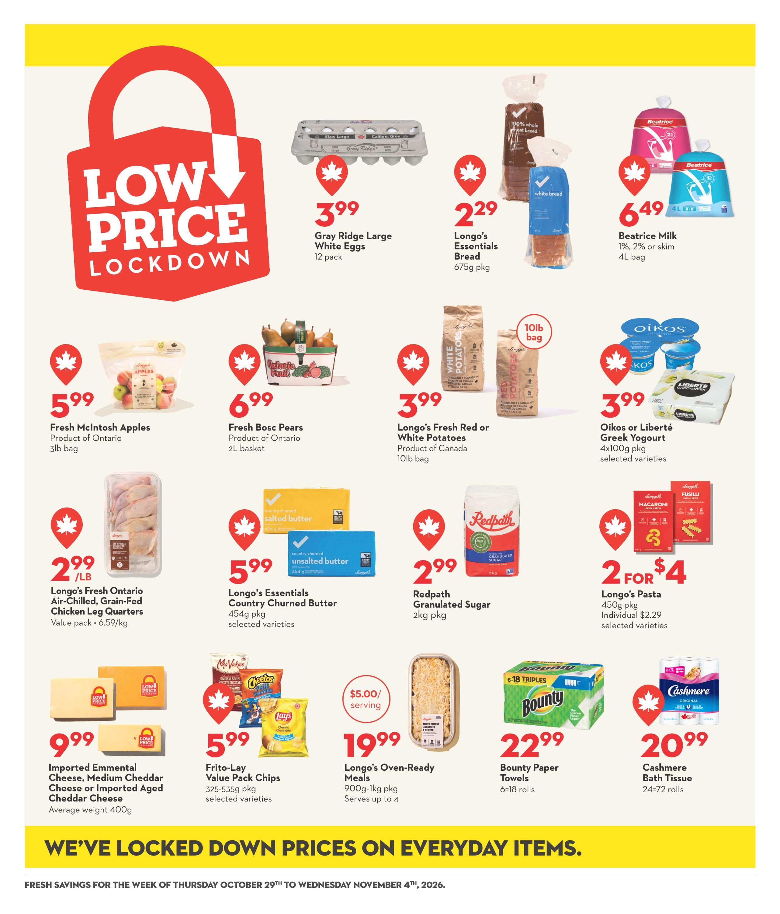 Longo's Flyer October 29 to November 4