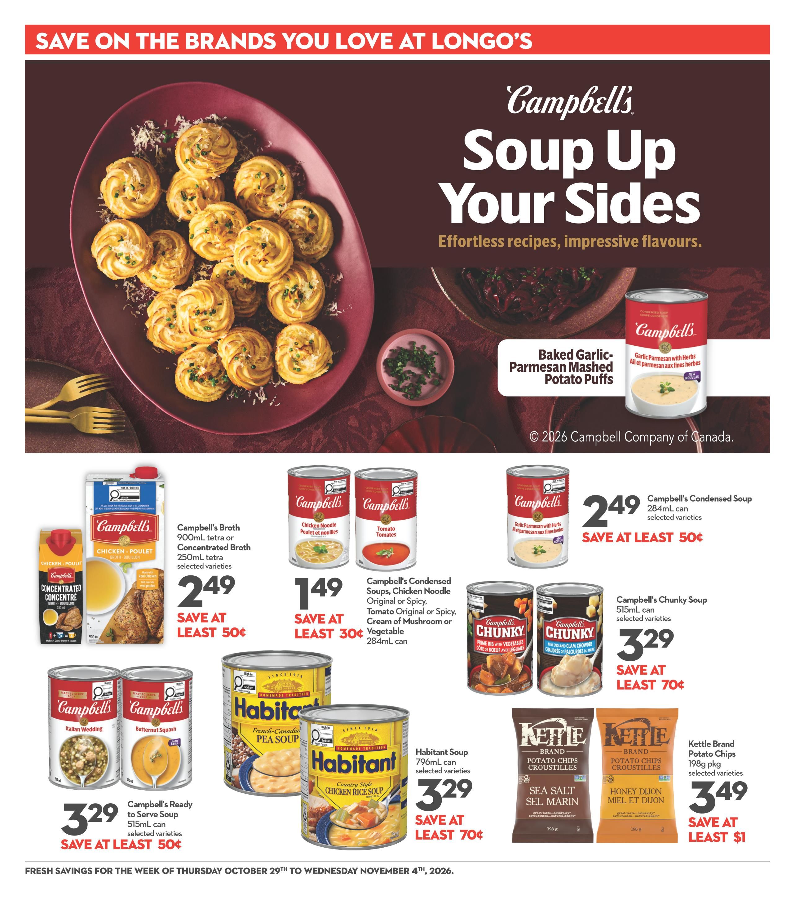 Longo's Flyer October 29 to November 4