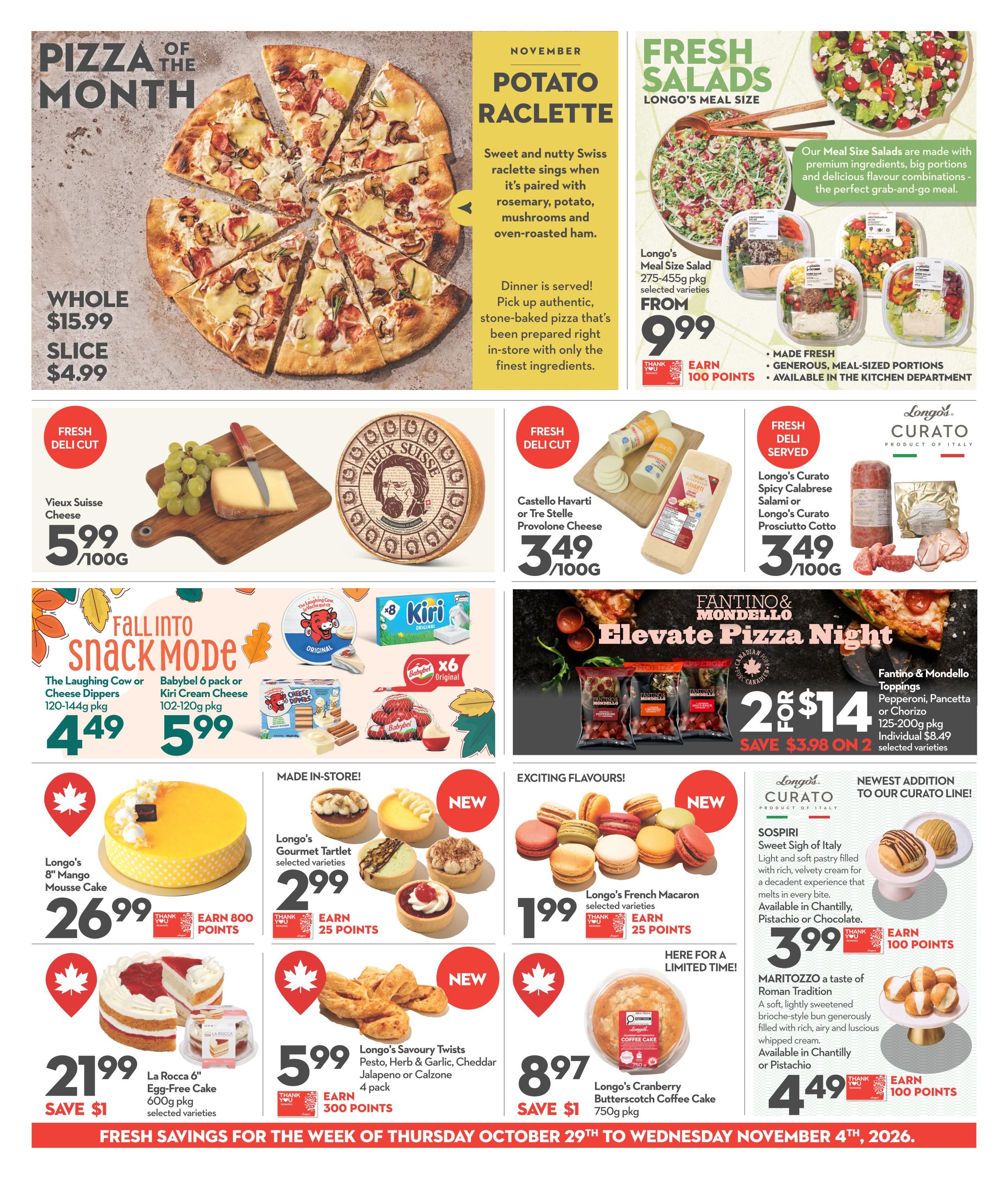 Longo's Flyer October 29 to November 4