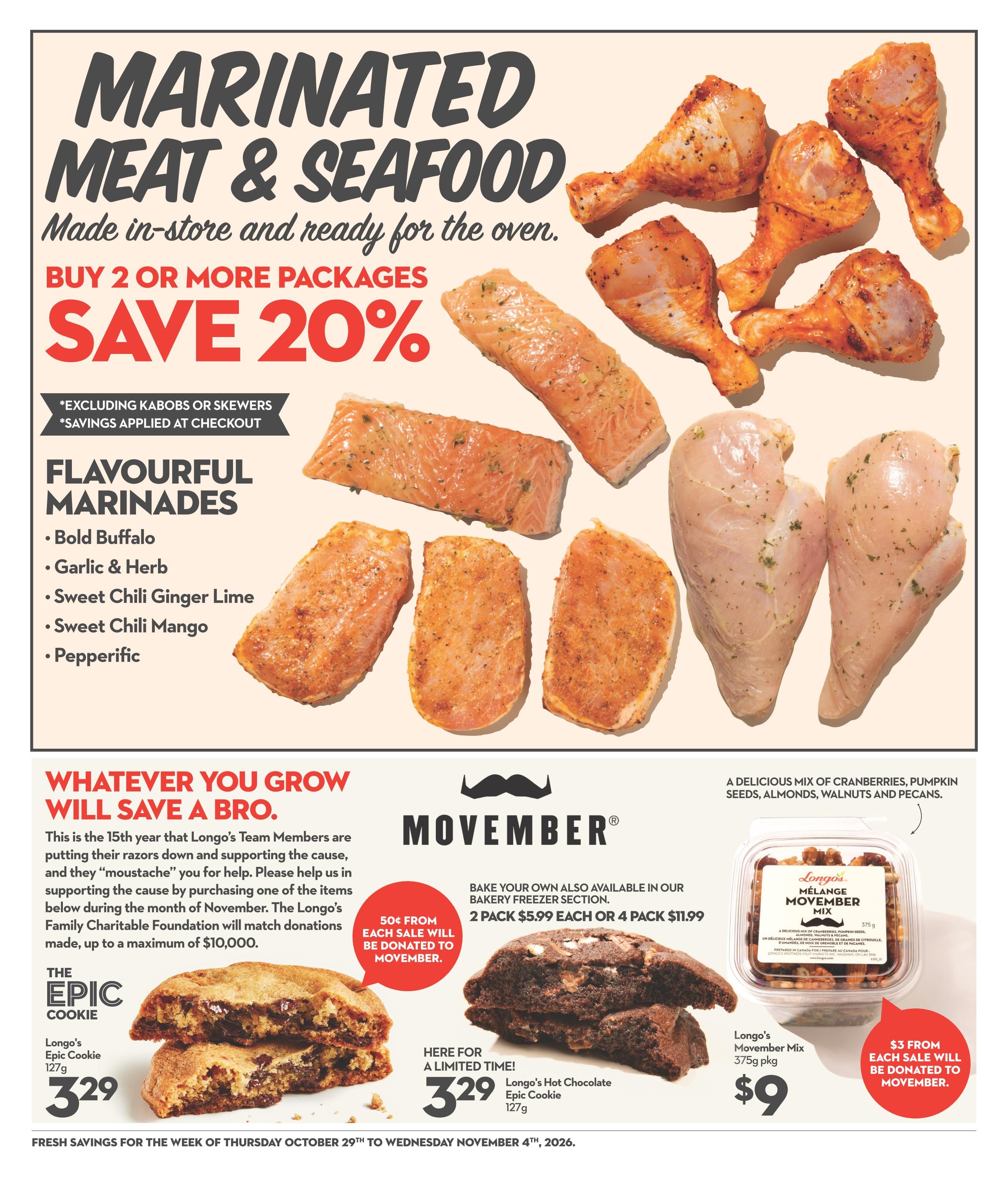Longo's Flyer October 29 to November 4