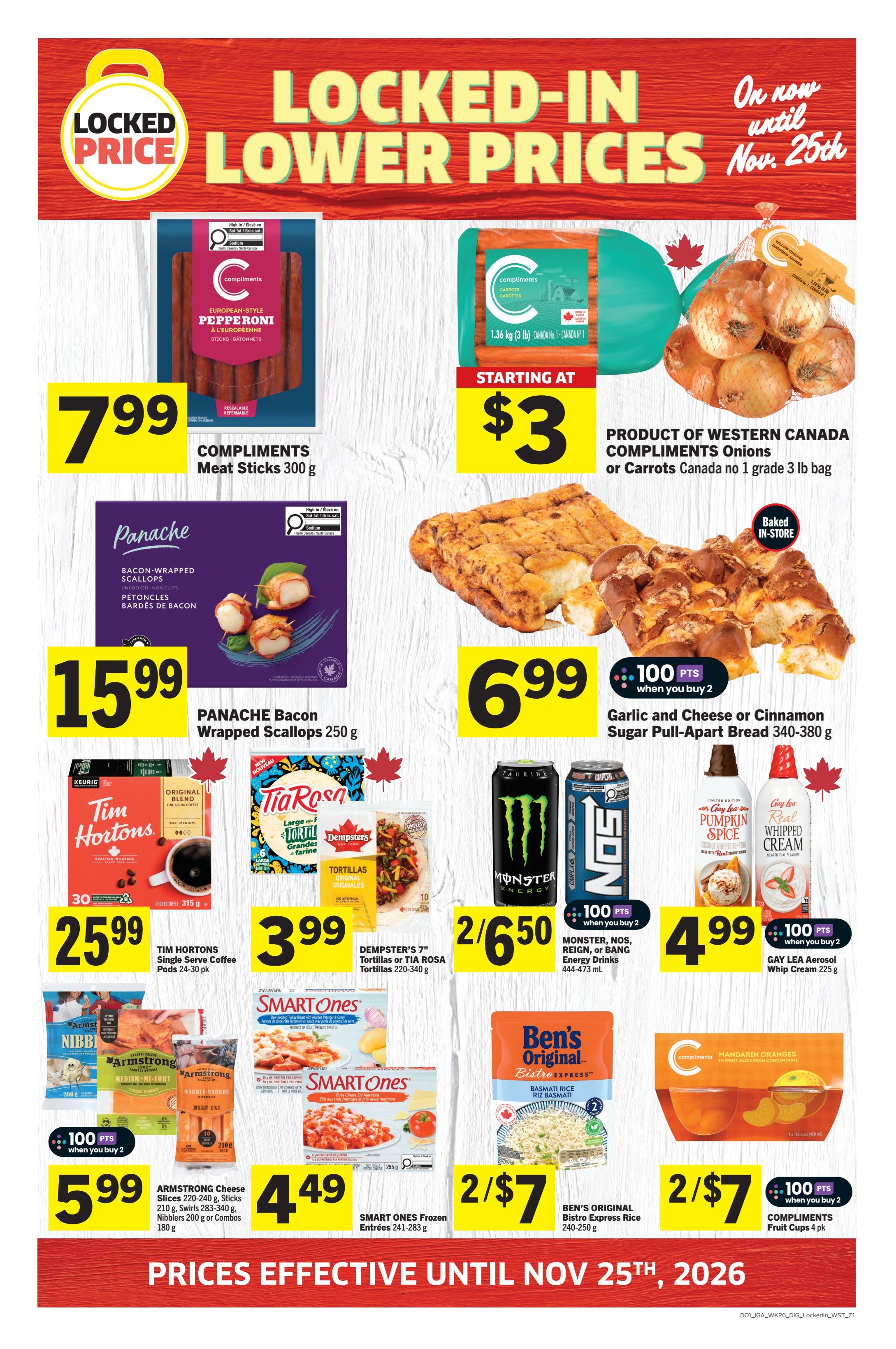 IGA (SK, ON) Flyer October 29 to November 4