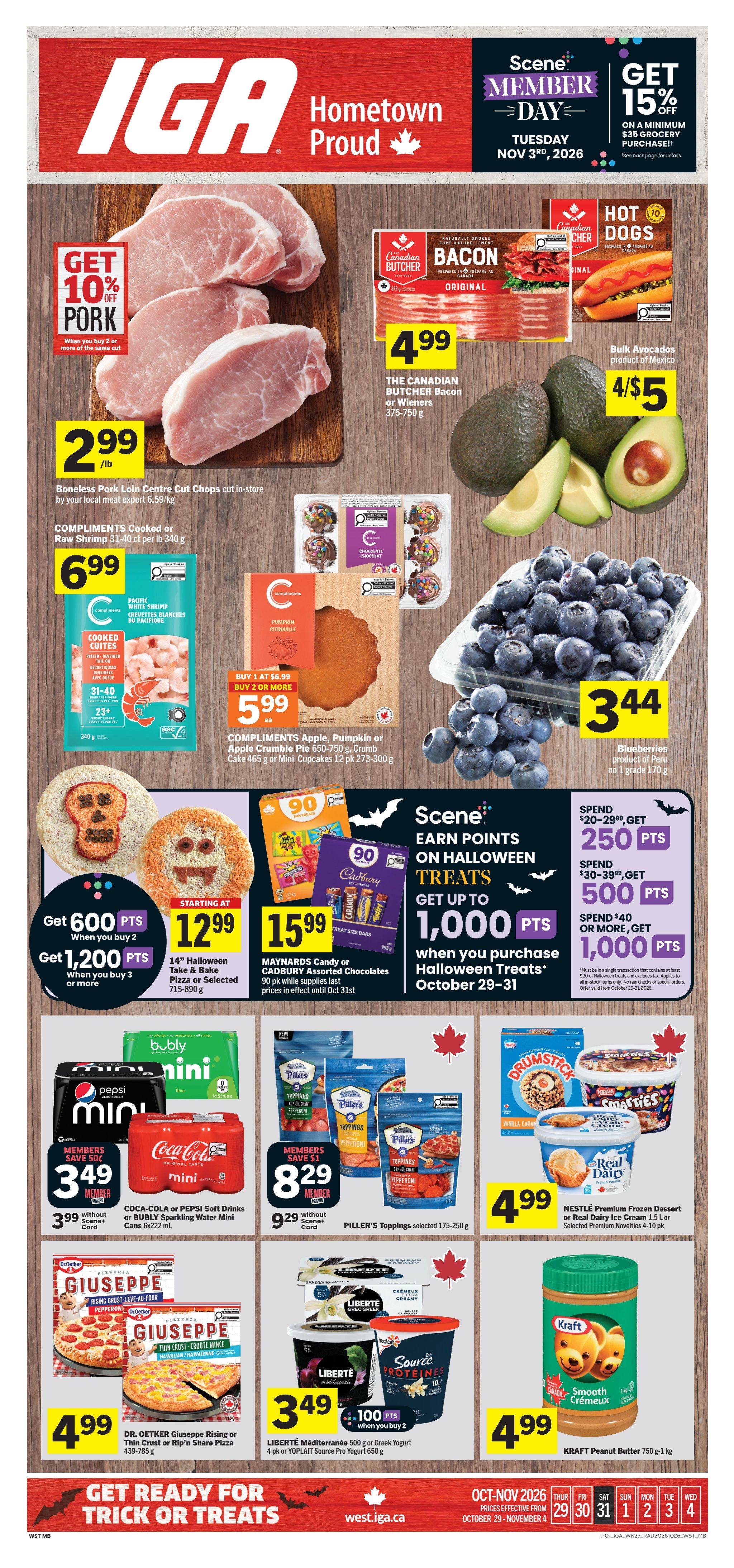 IGA (MB) Flyer October 29 to November 4