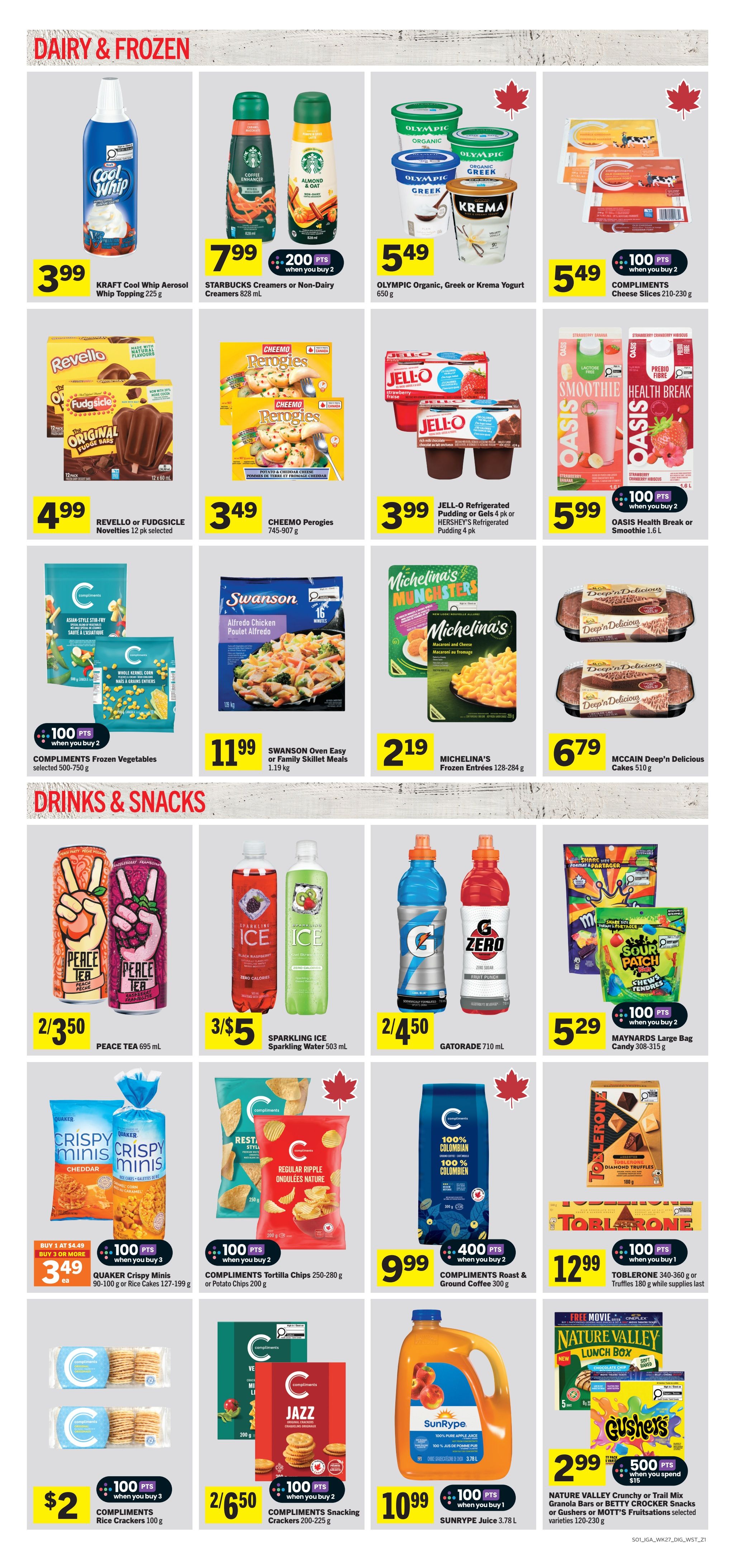 IGA (MB) Flyer October 29 to November 4