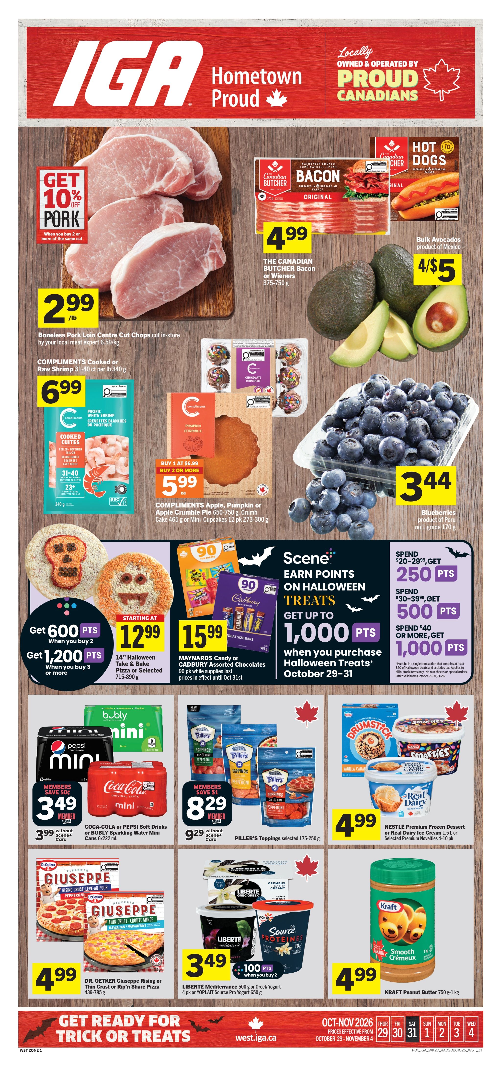 IGA (AB) Flyer October 29 to November 4