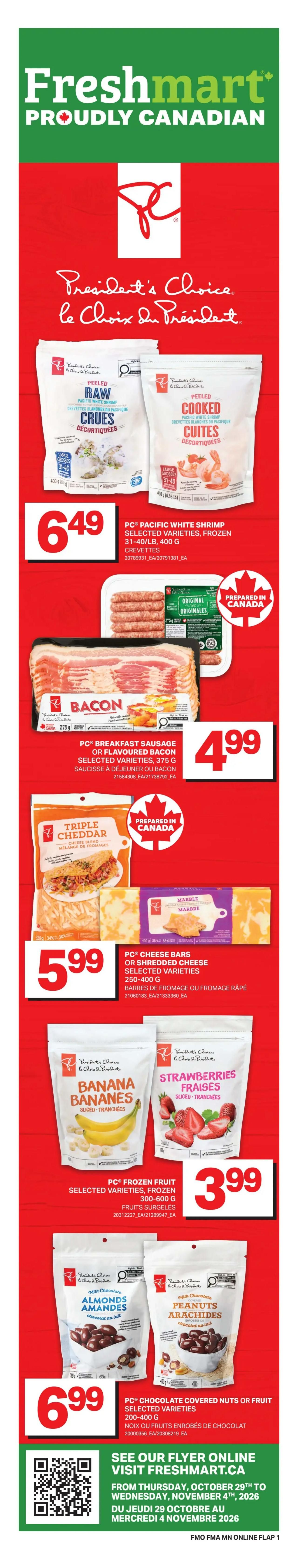 Freshmart (Atlantic) Flyer October 29 to November 4