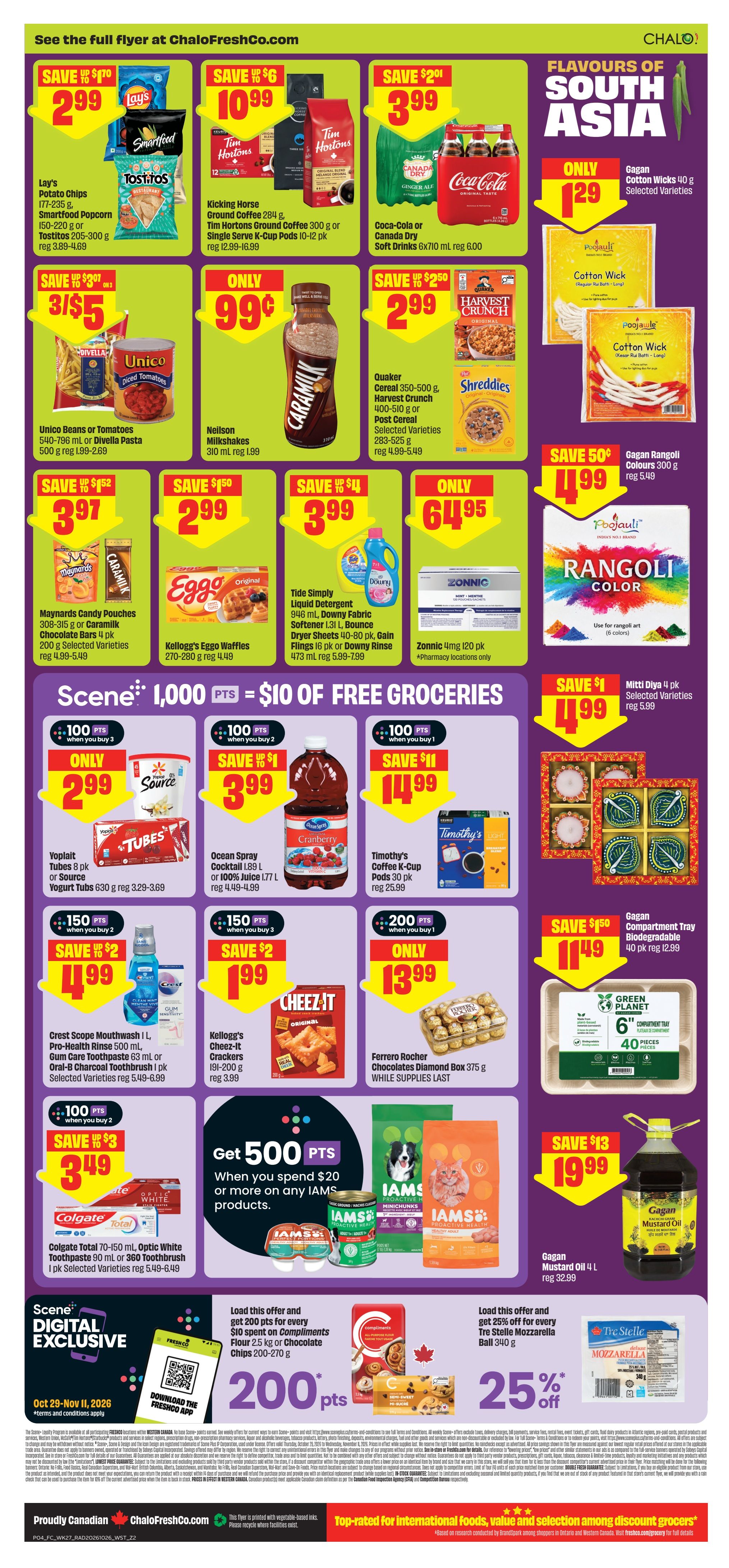 Chalo! FreshCo (West) Flyer October 29 to November 4