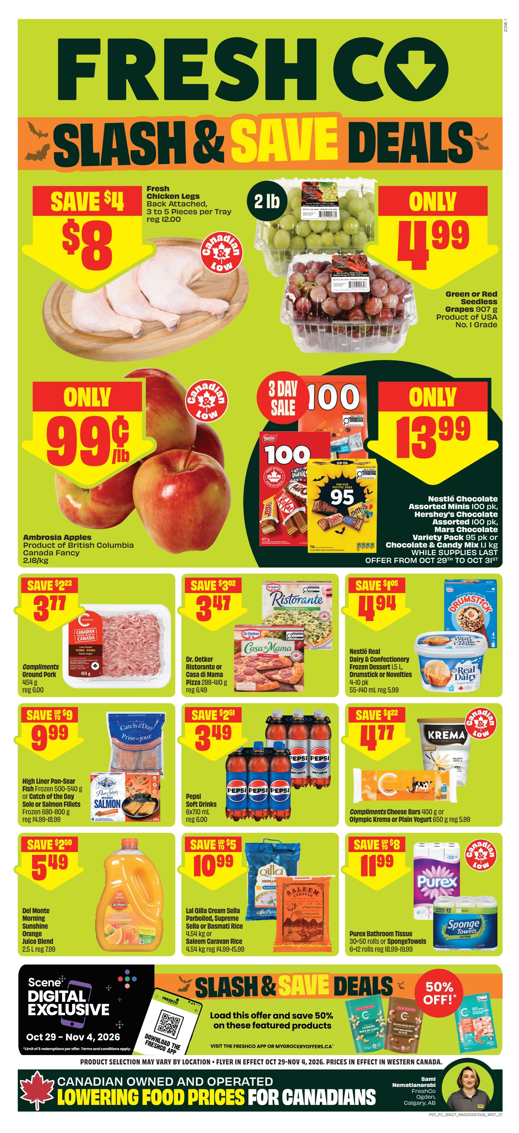 FreshCo (West) Flyer October 29 to November 4