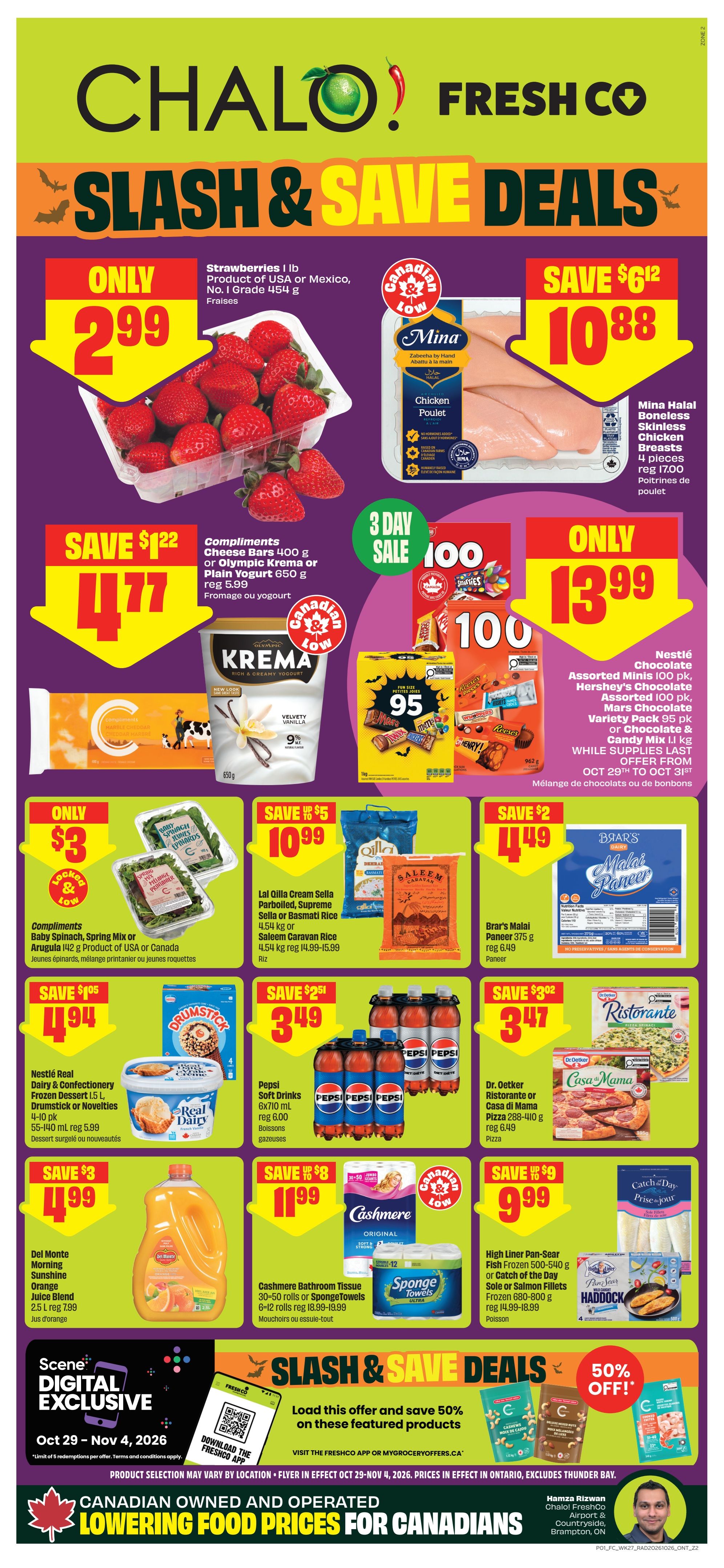Chalo! FreshCo (ON) Flyer October 29 to November 4