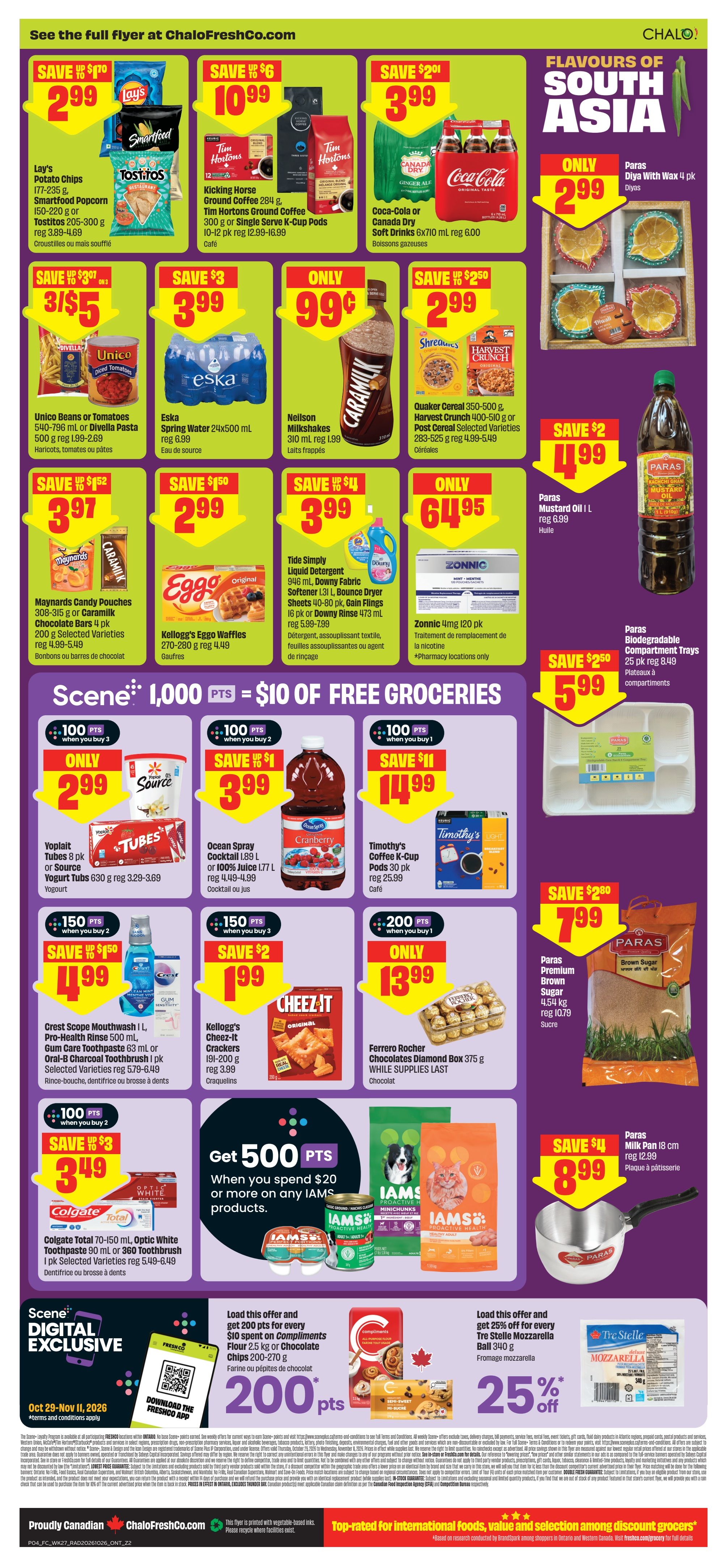 Chalo! FreshCo (ON) Flyer October 29 to November 4