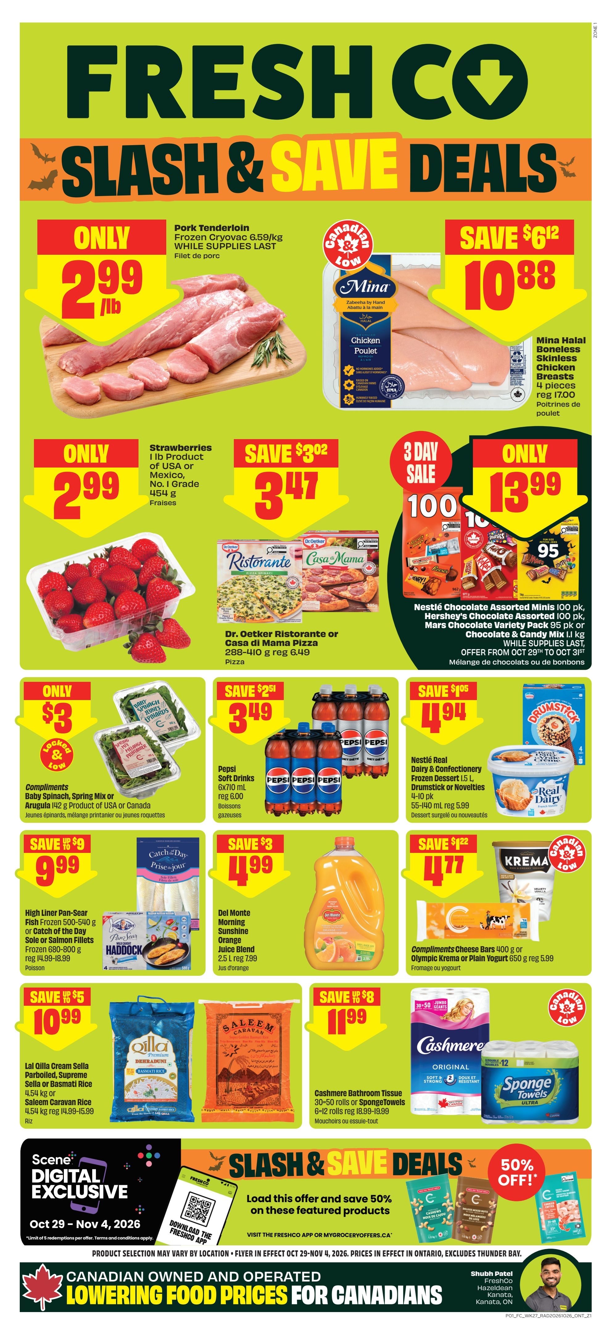 FreshCo (ON) Flyer October 29 to November 4