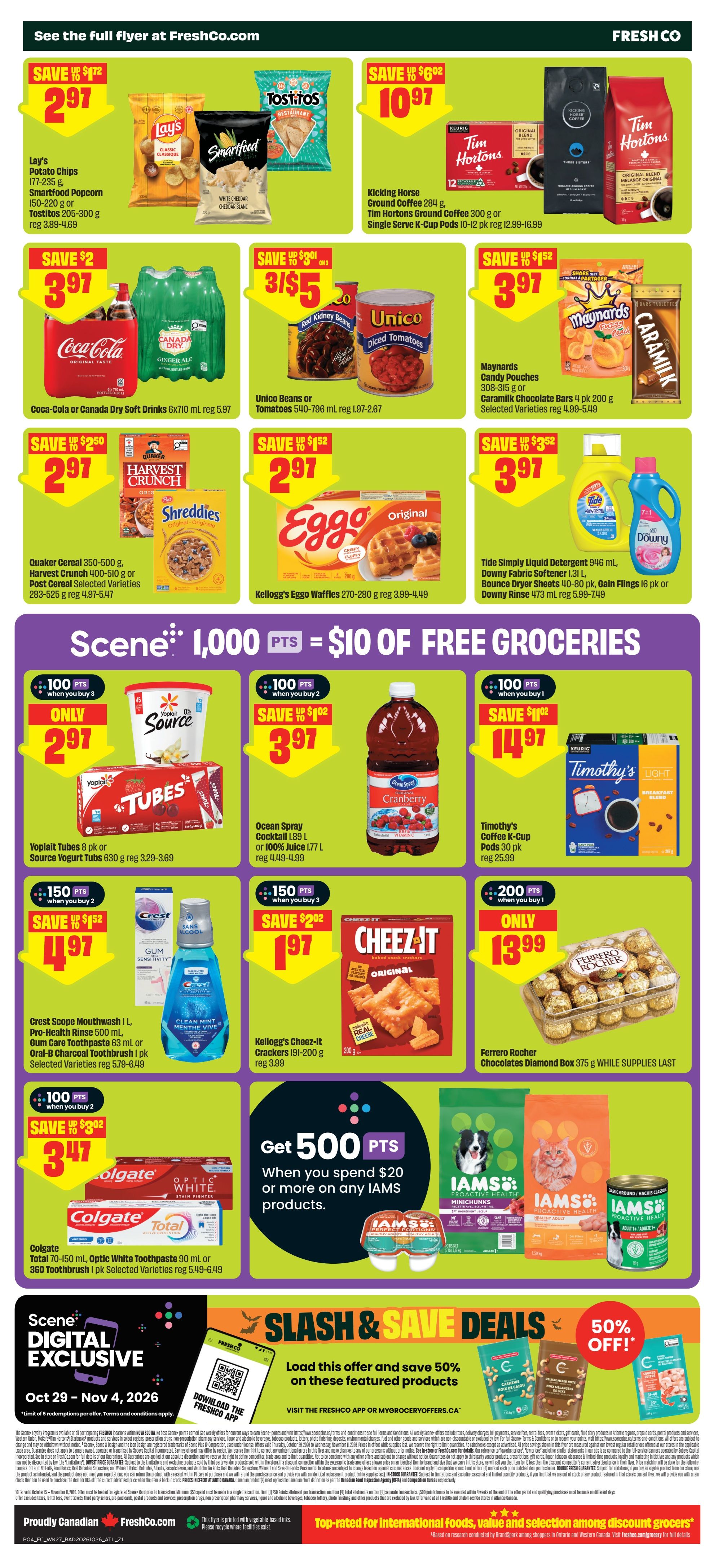 FreshCo (Atlantic) Flyer October 29 to November 4