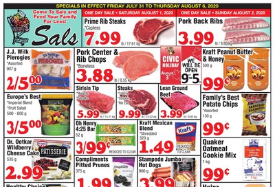 Sal's Grocery Flyer July 31 to August 6