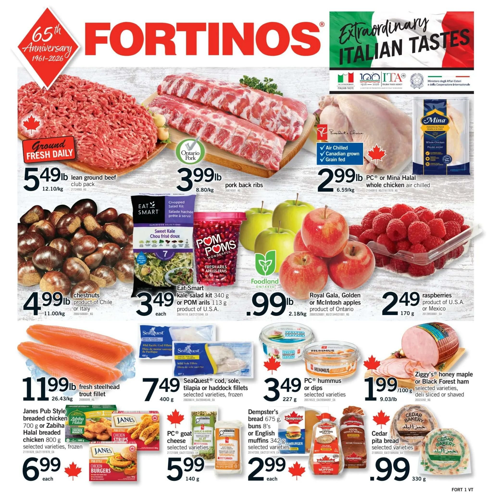 Fortinos Flyer October 29 to November 4