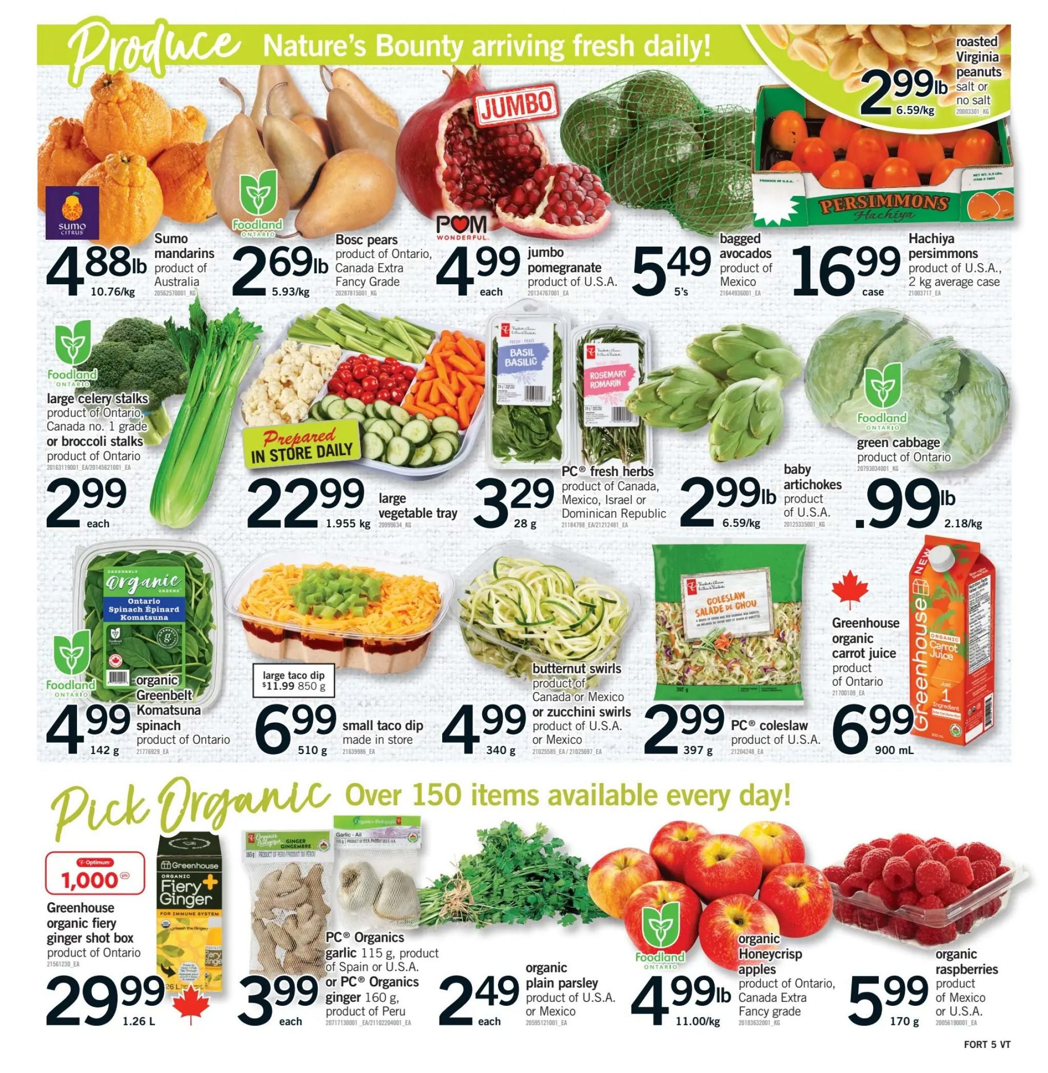 Fortinos Flyer October 29 to November 4