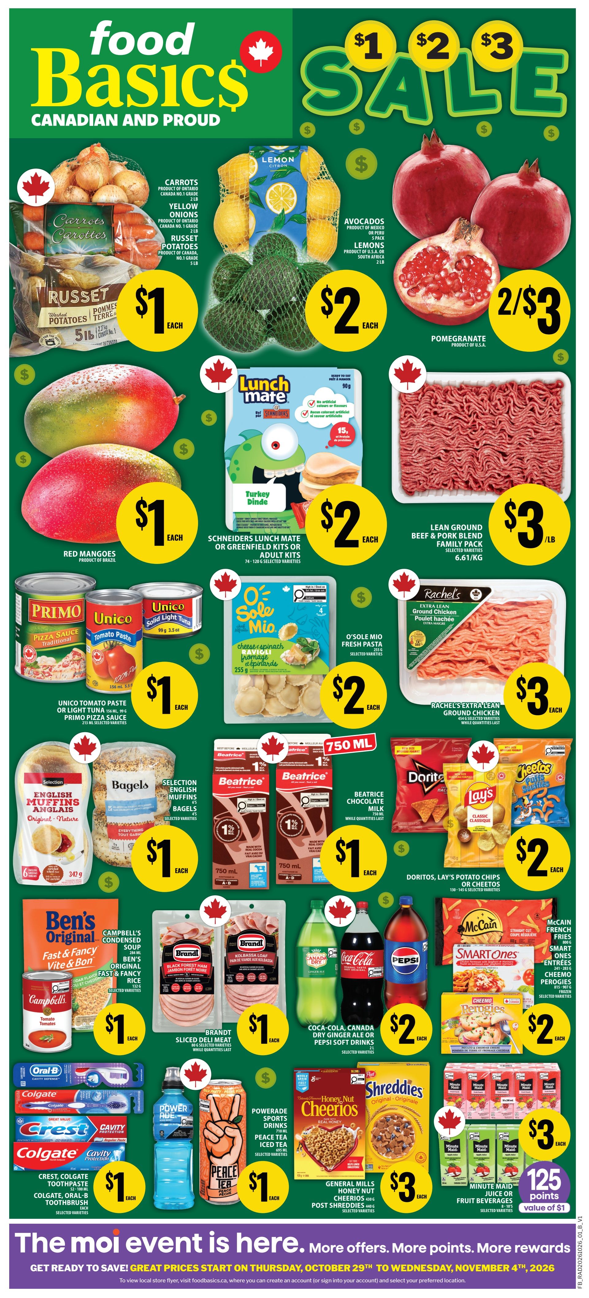 Food Basics Flyer October 29 to November 4
