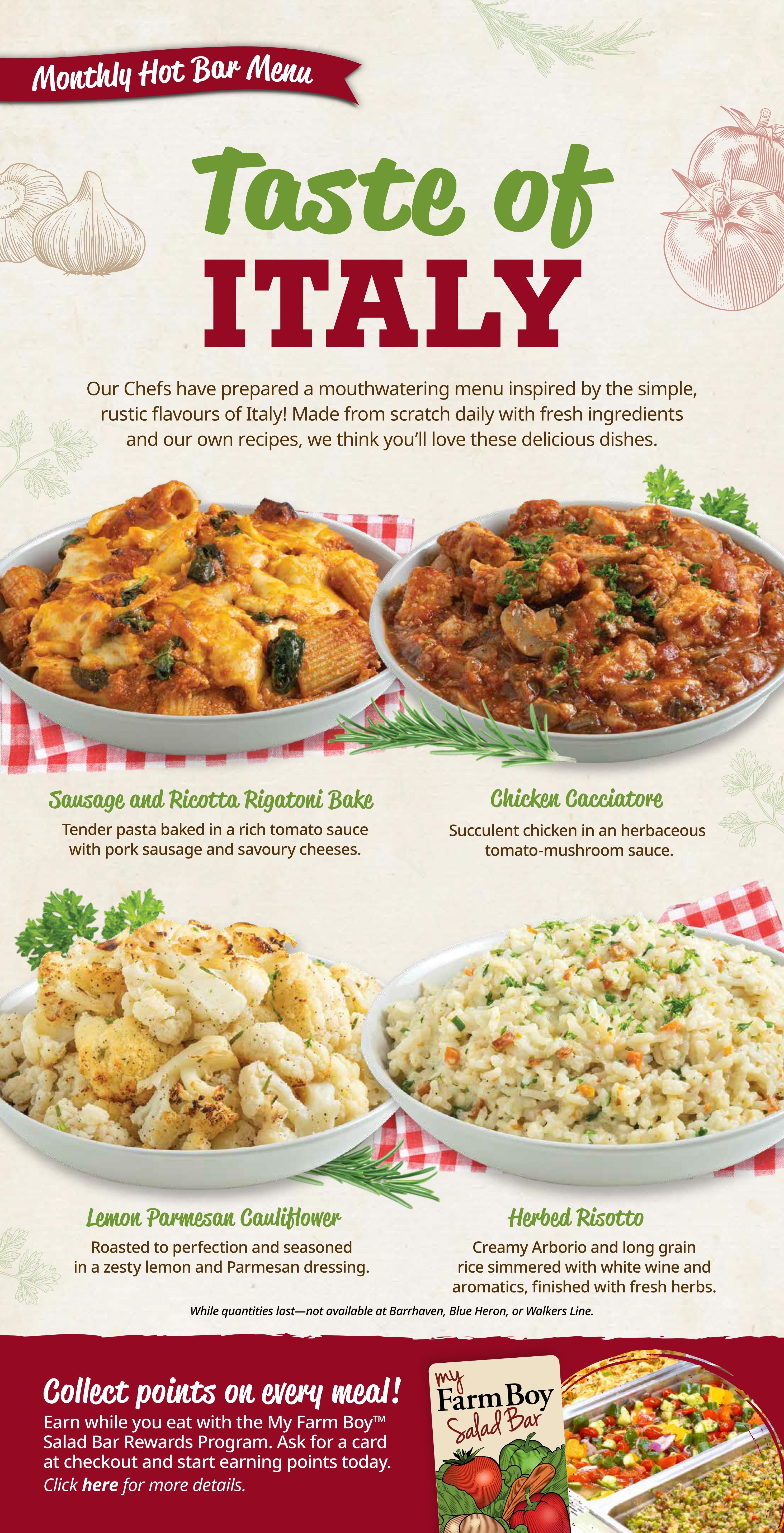 Farm Boy Flyer October 29 to November 4