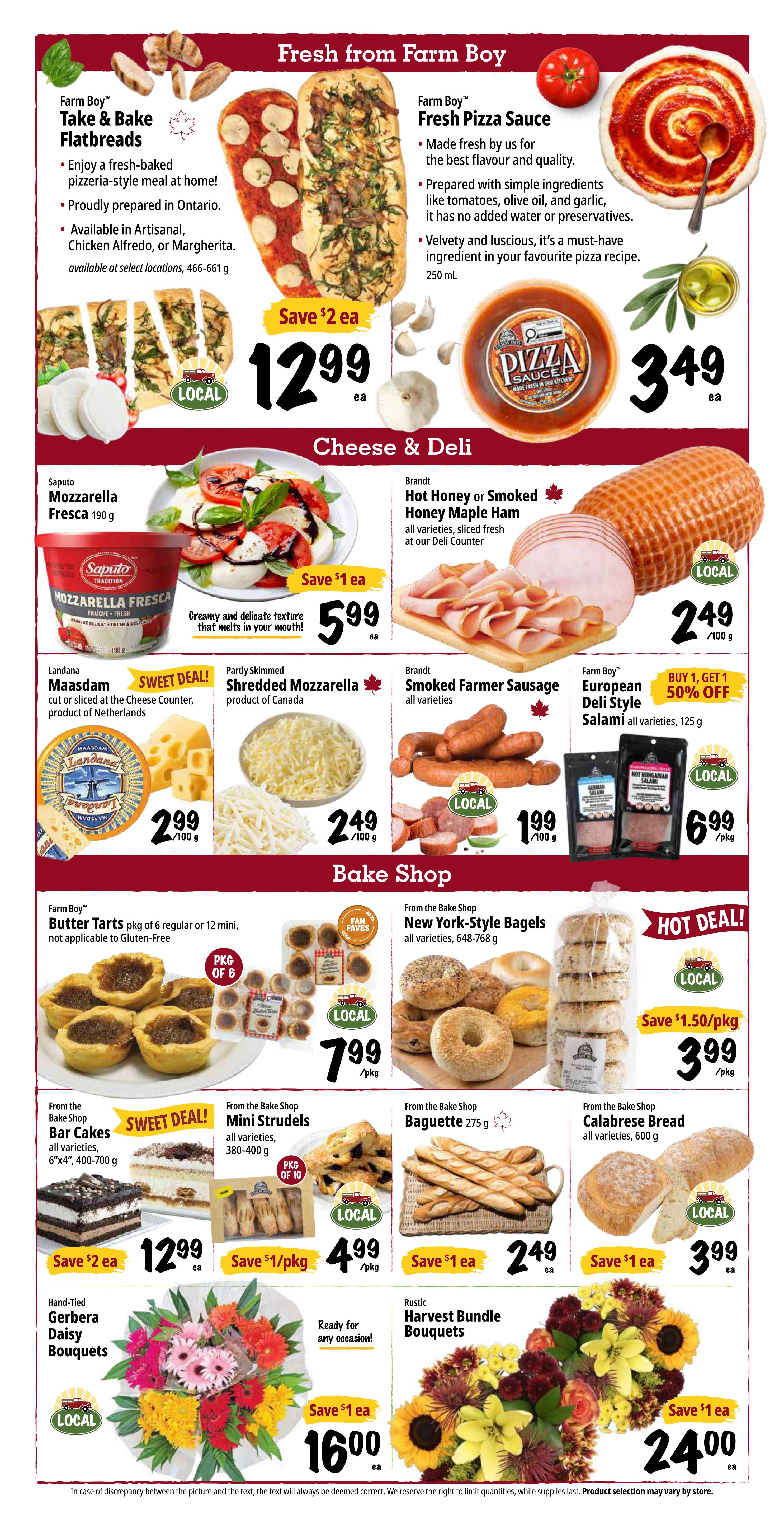 Farm Boy Flyer October 29 to November 4