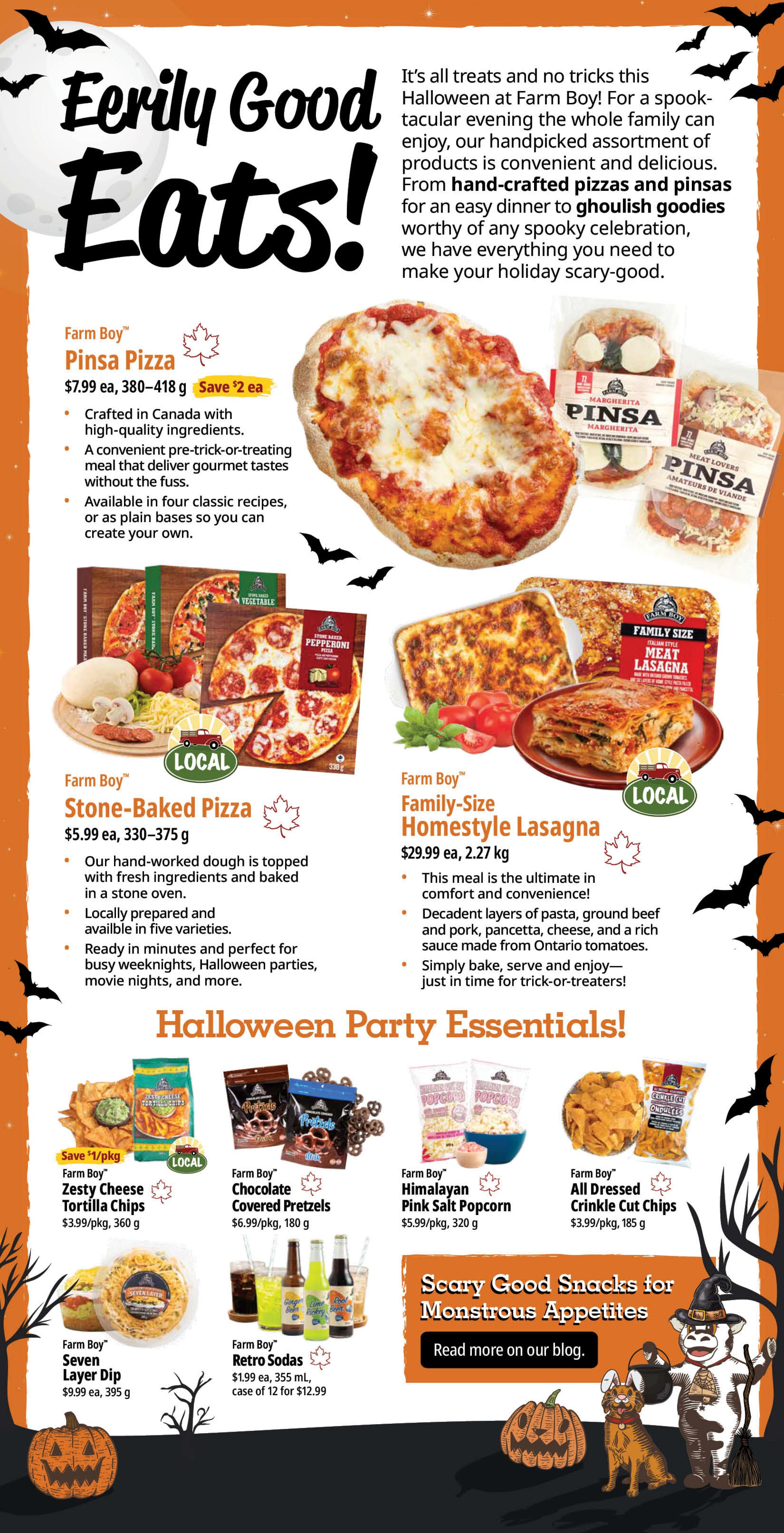 Farm Boy Flyer October 29 to November 4
