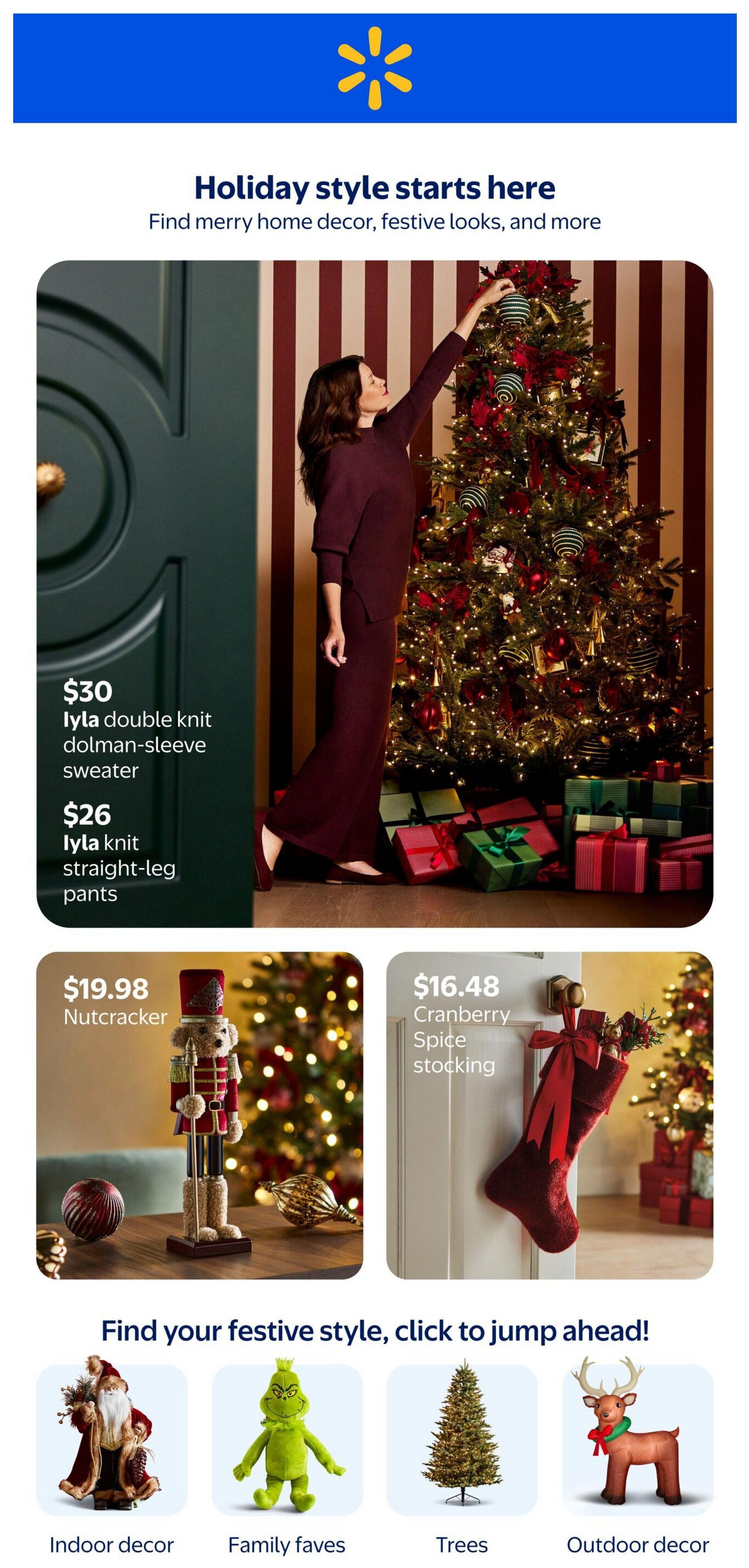 Walmart Holiday Flyer October 29 to November 25