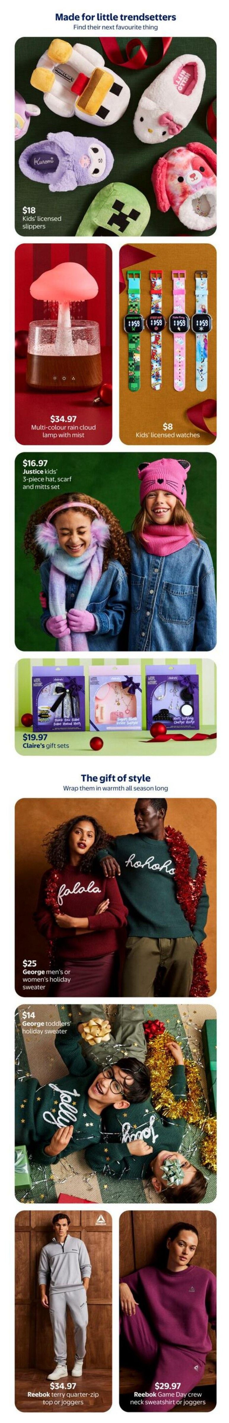 Walmart Holiday Flyer October 29 to November 25