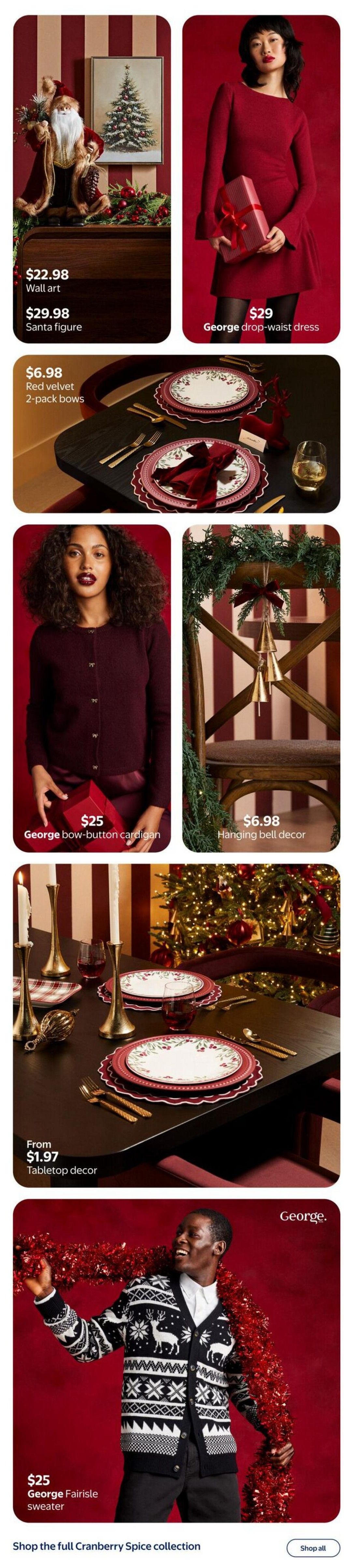 Walmart Holiday Flyer October 29 to November 25