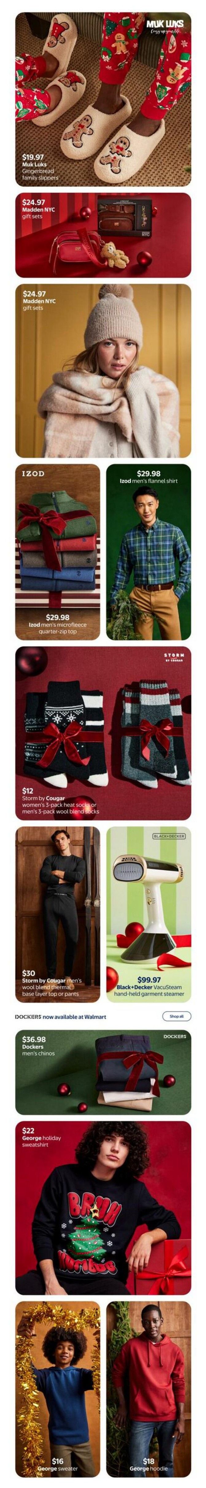 Walmart Holiday Flyer October 29 to November 25
