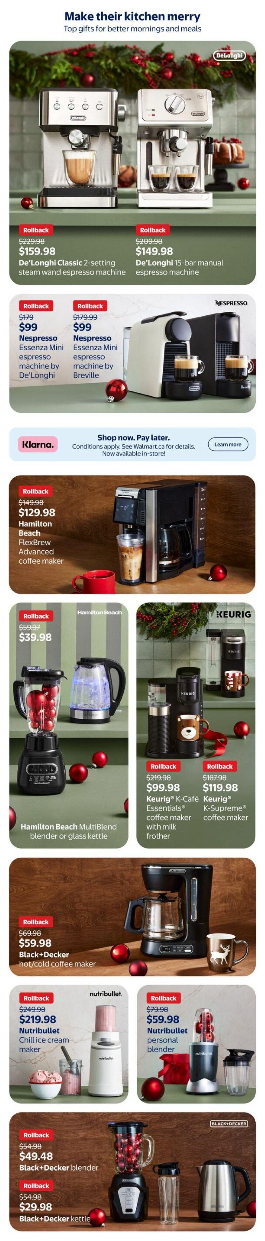 Walmart Holiday Flyer October 29 to November 25