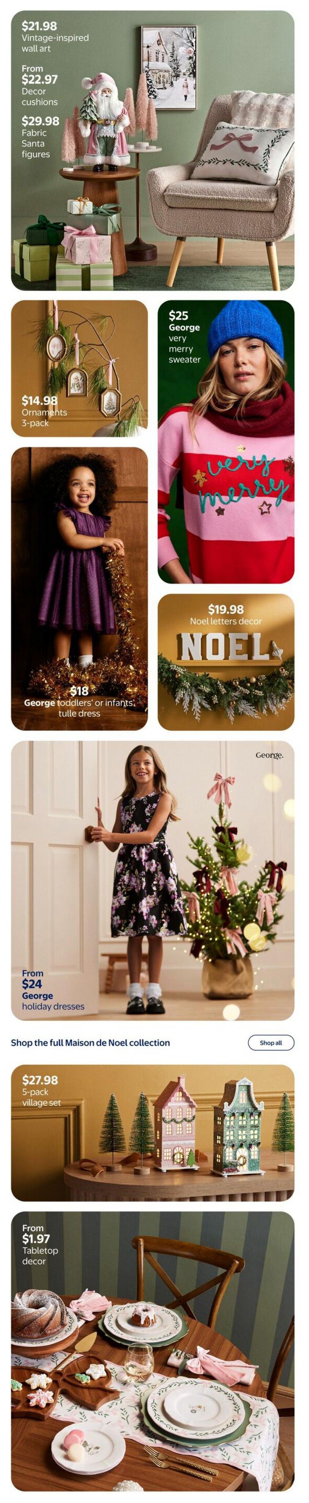 Walmart Holiday Flyer October 29 to November 25