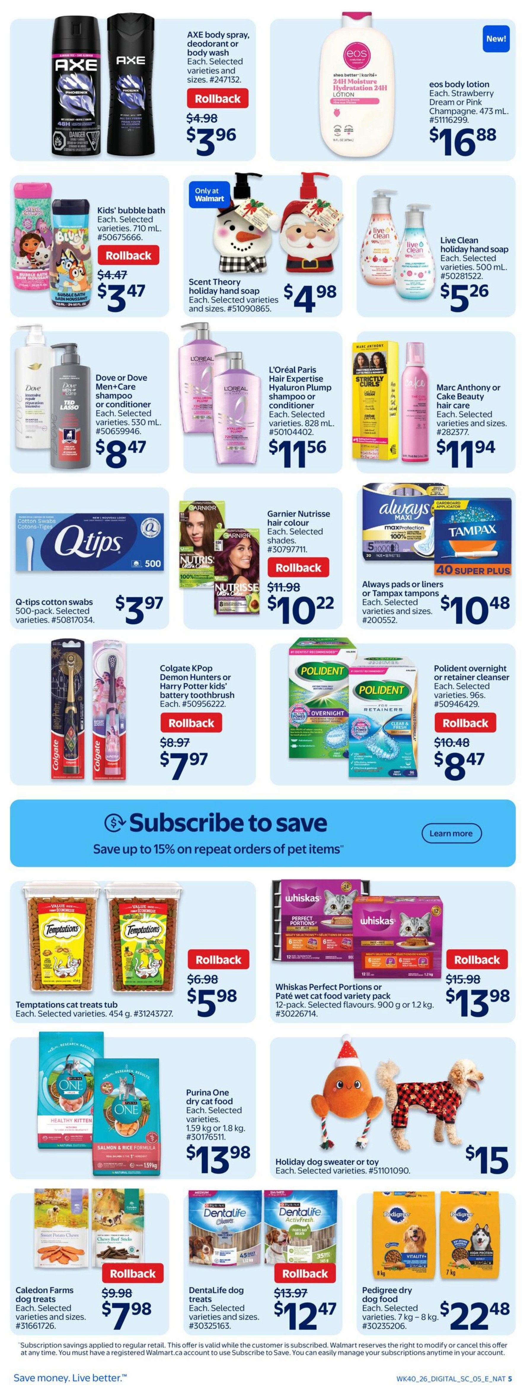 Walmart (Atlantic) Flyer October 29 to November 4