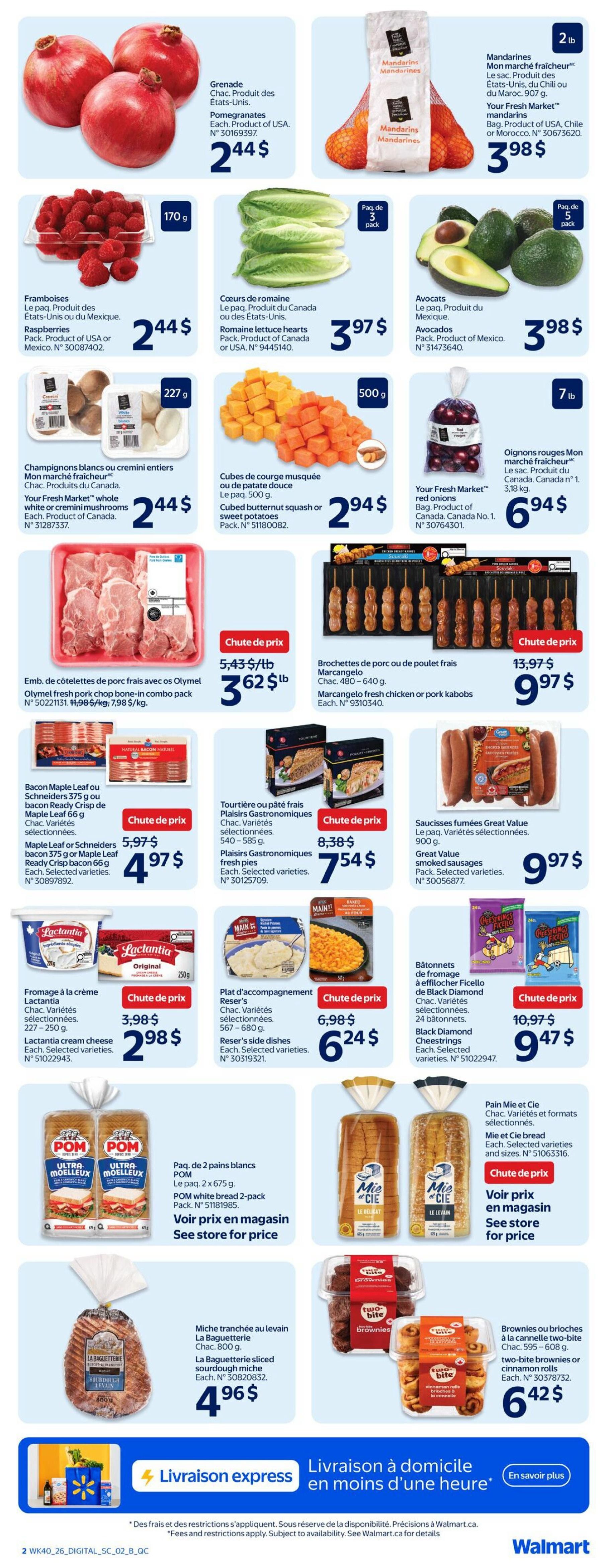 Walmart (QC) Flyer October 29 to November 4