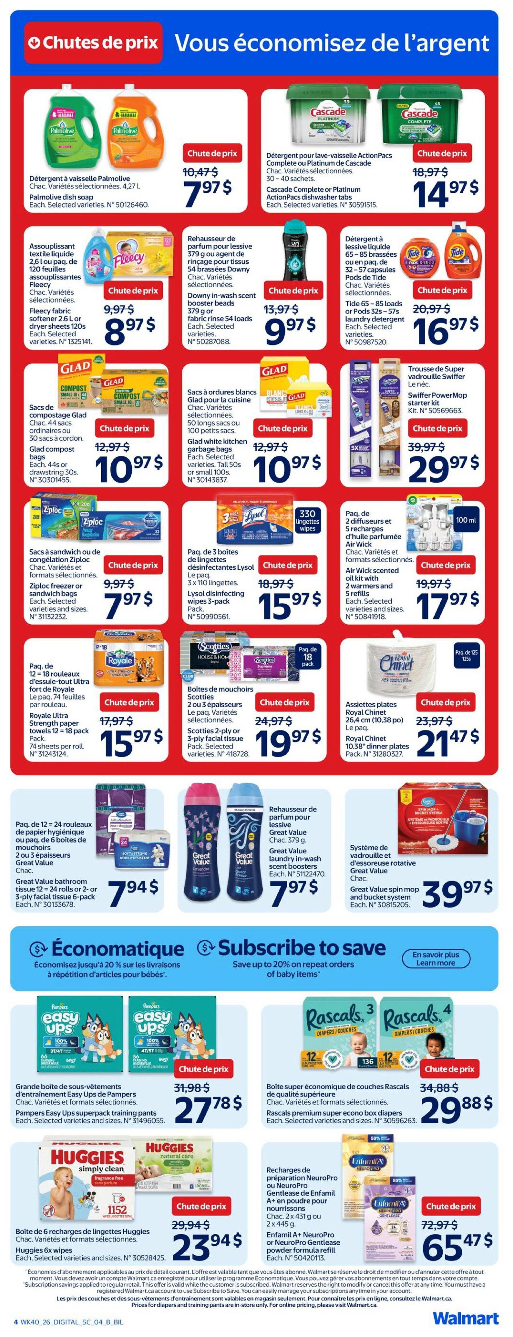 Walmart (QC) Flyer October 29 to November 4