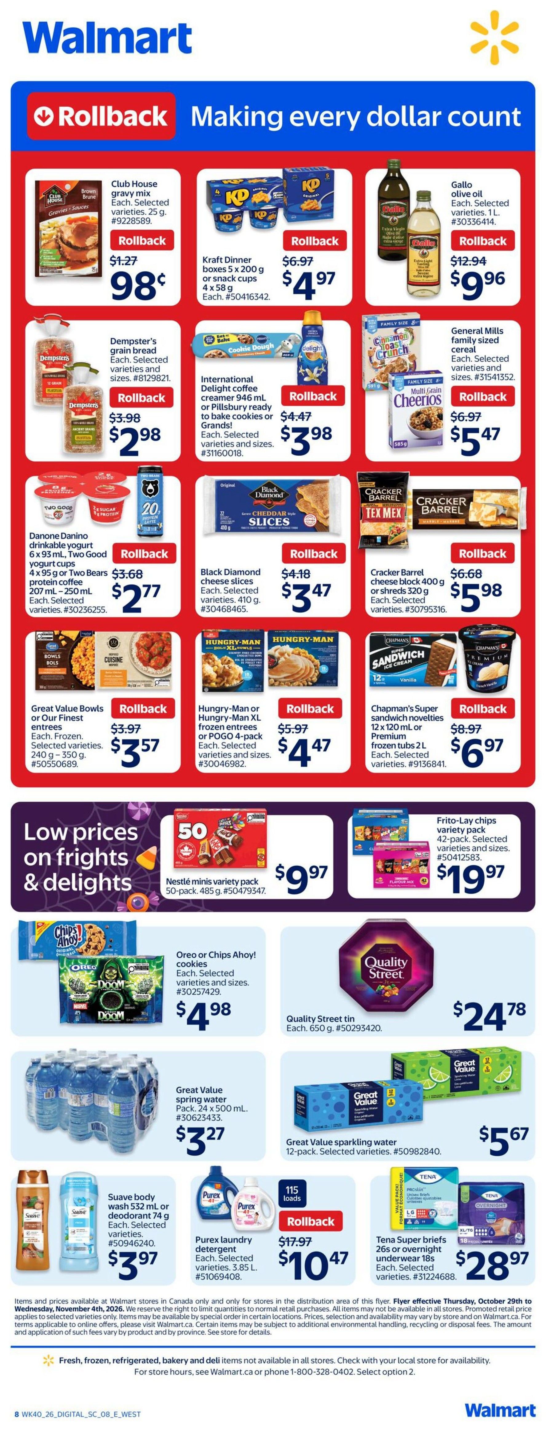 Walmart (West) Flyer October 29 to November 4