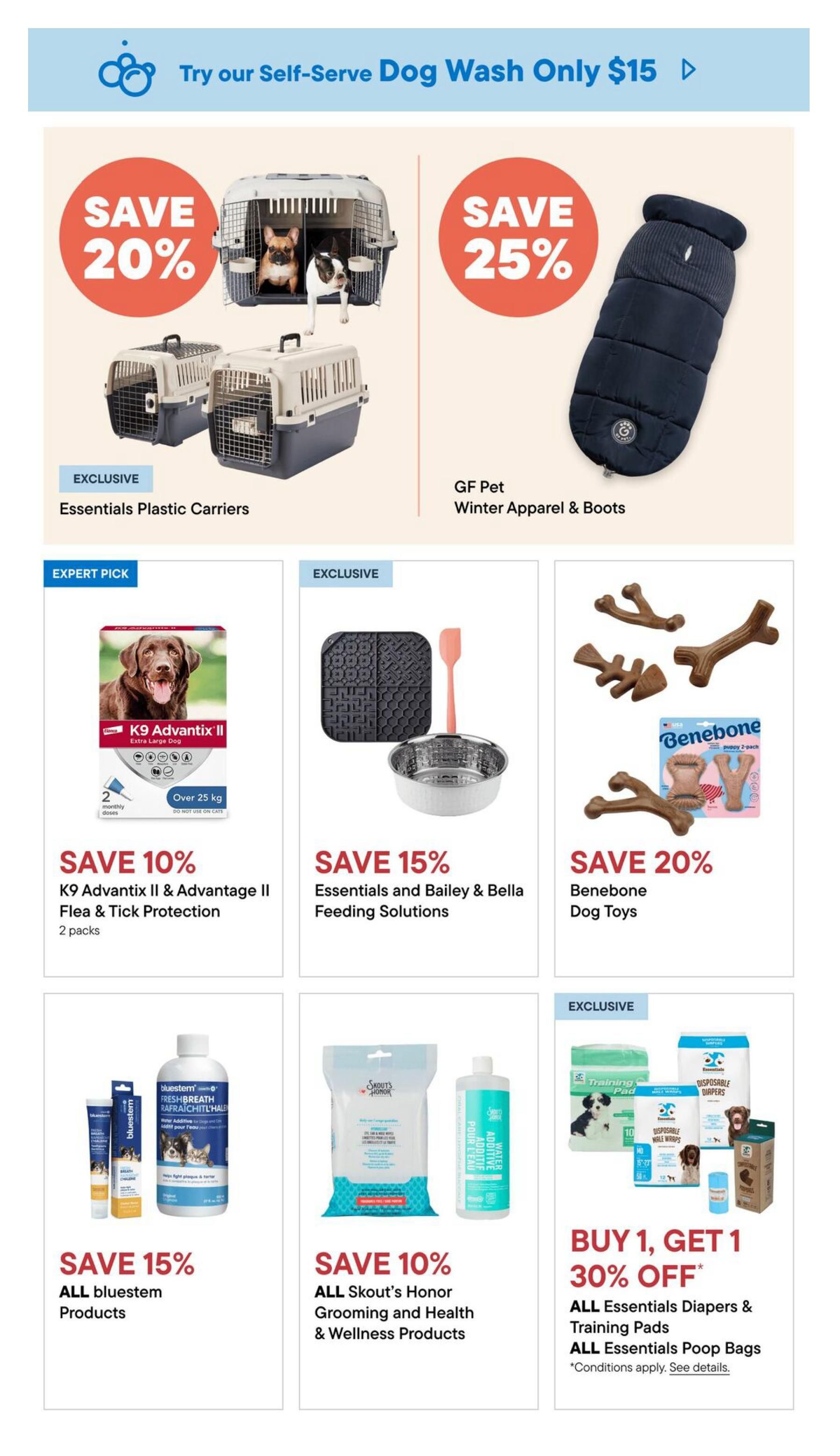 Bosley's by PetValu Flyer October 29 to November 11