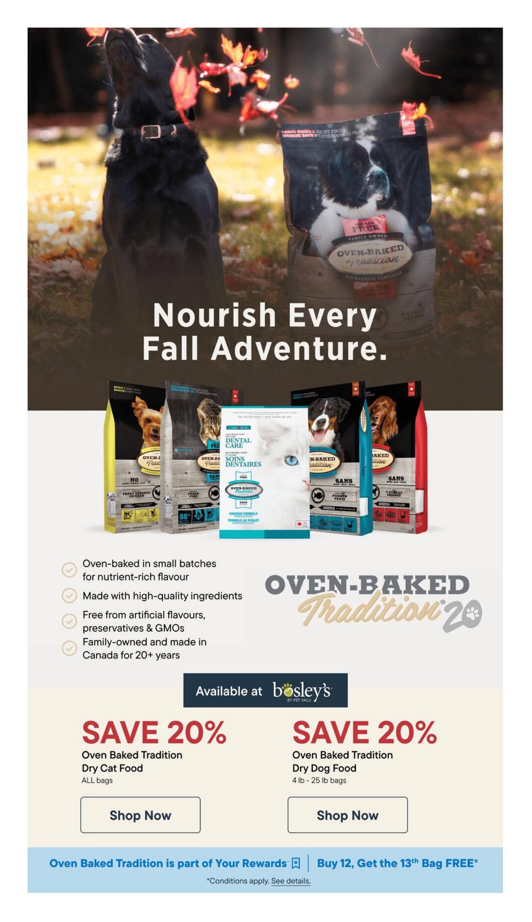 Bosley's by PetValu Flyer October 29 to November 11
