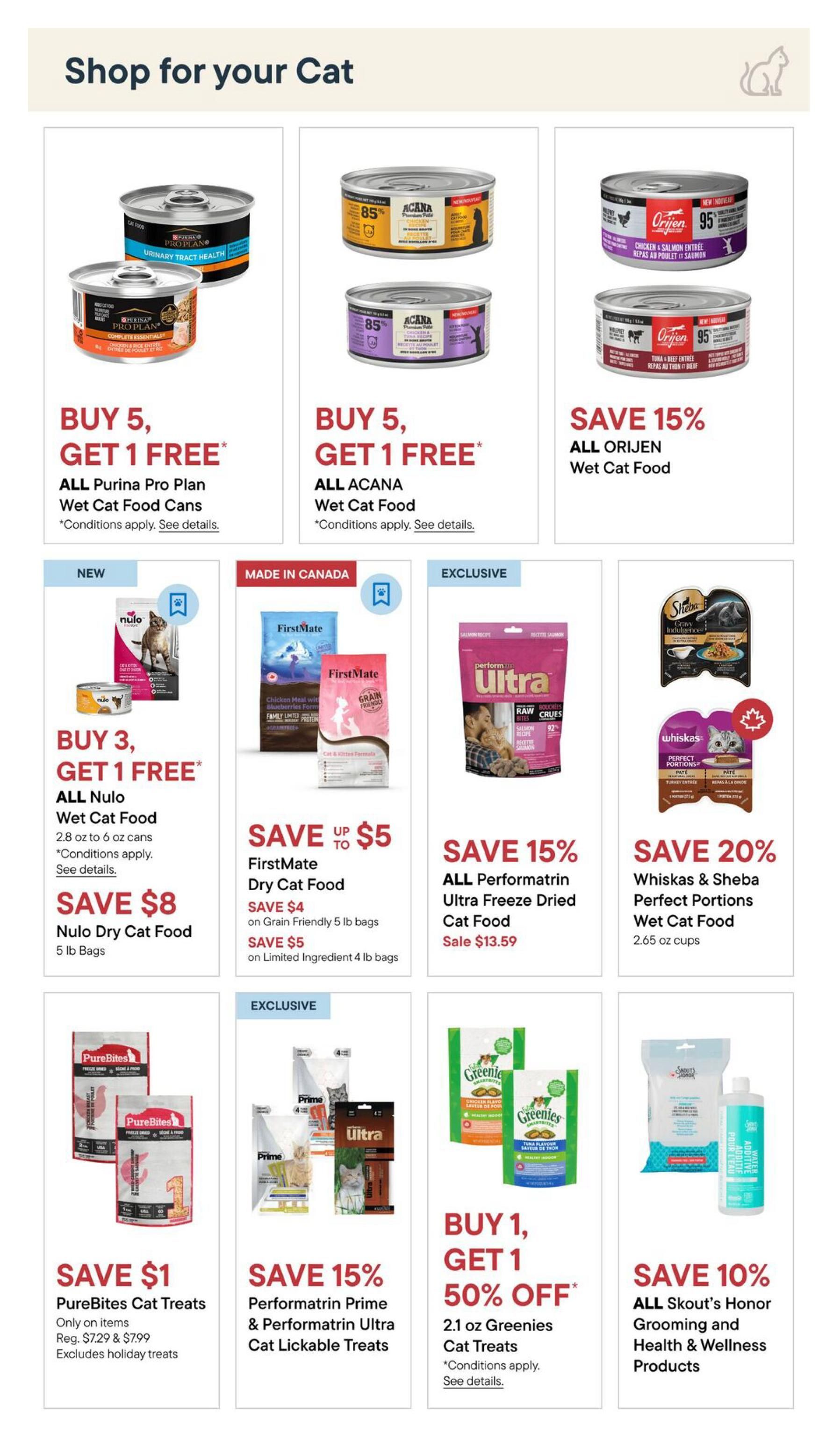 Paulmac's Pets Flyer October 29 to November 11