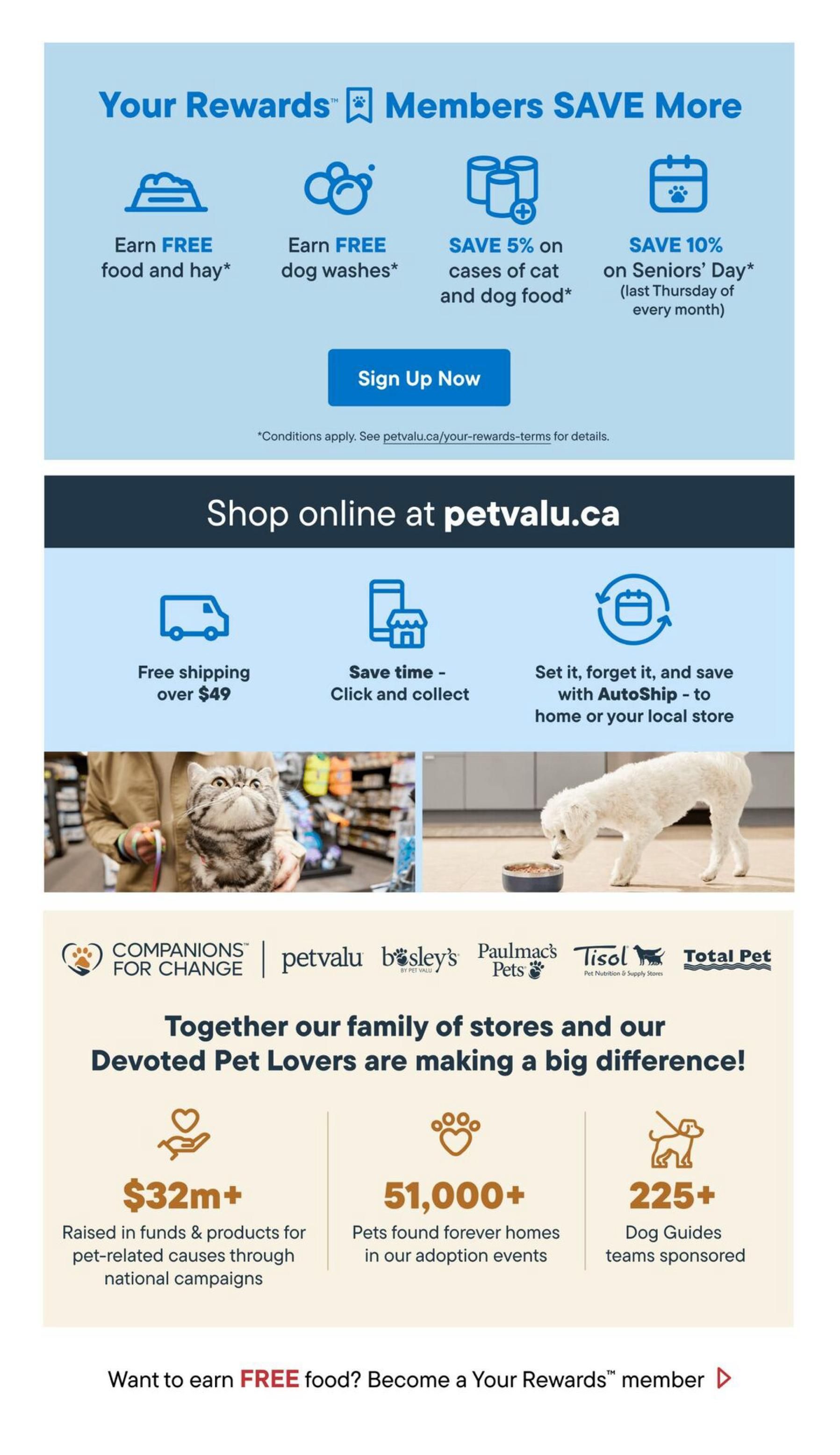 Paulmac's Pets Flyer October 29 to November 11